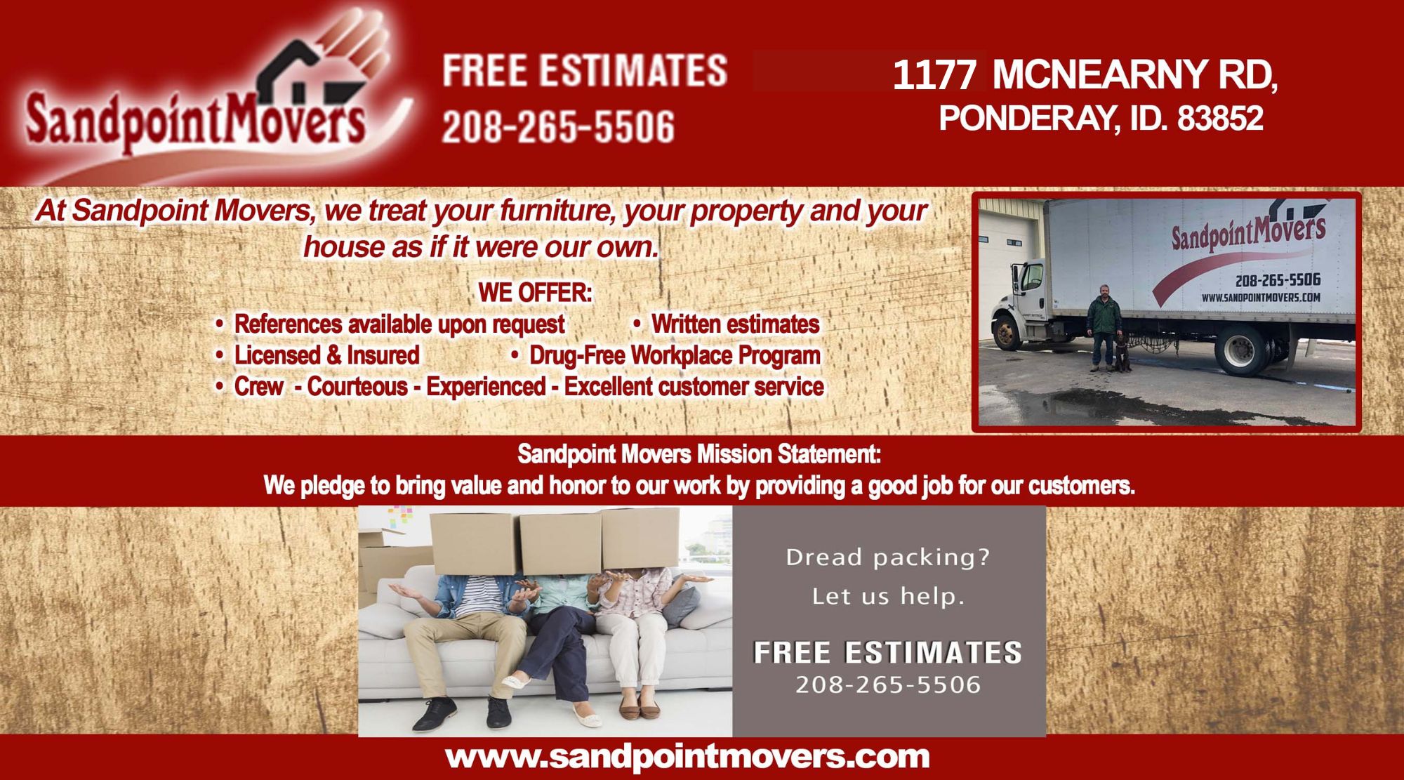 Sandpoint Movers