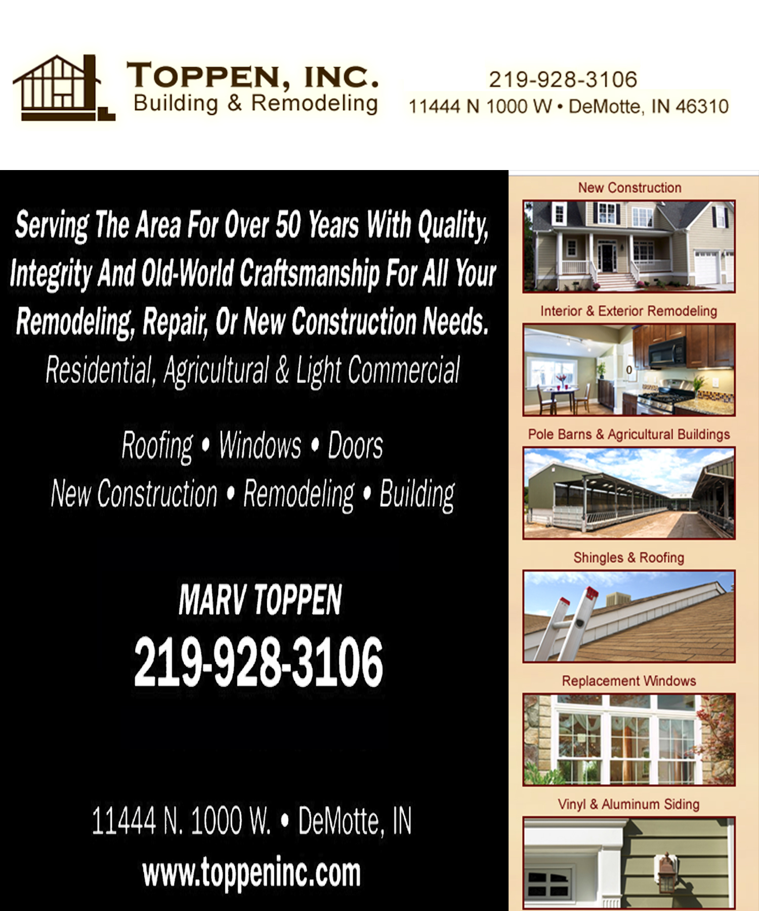 Toppen Inc , Building & Remodeling