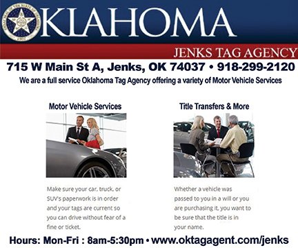 Oklahoma Jenks Tag Agency