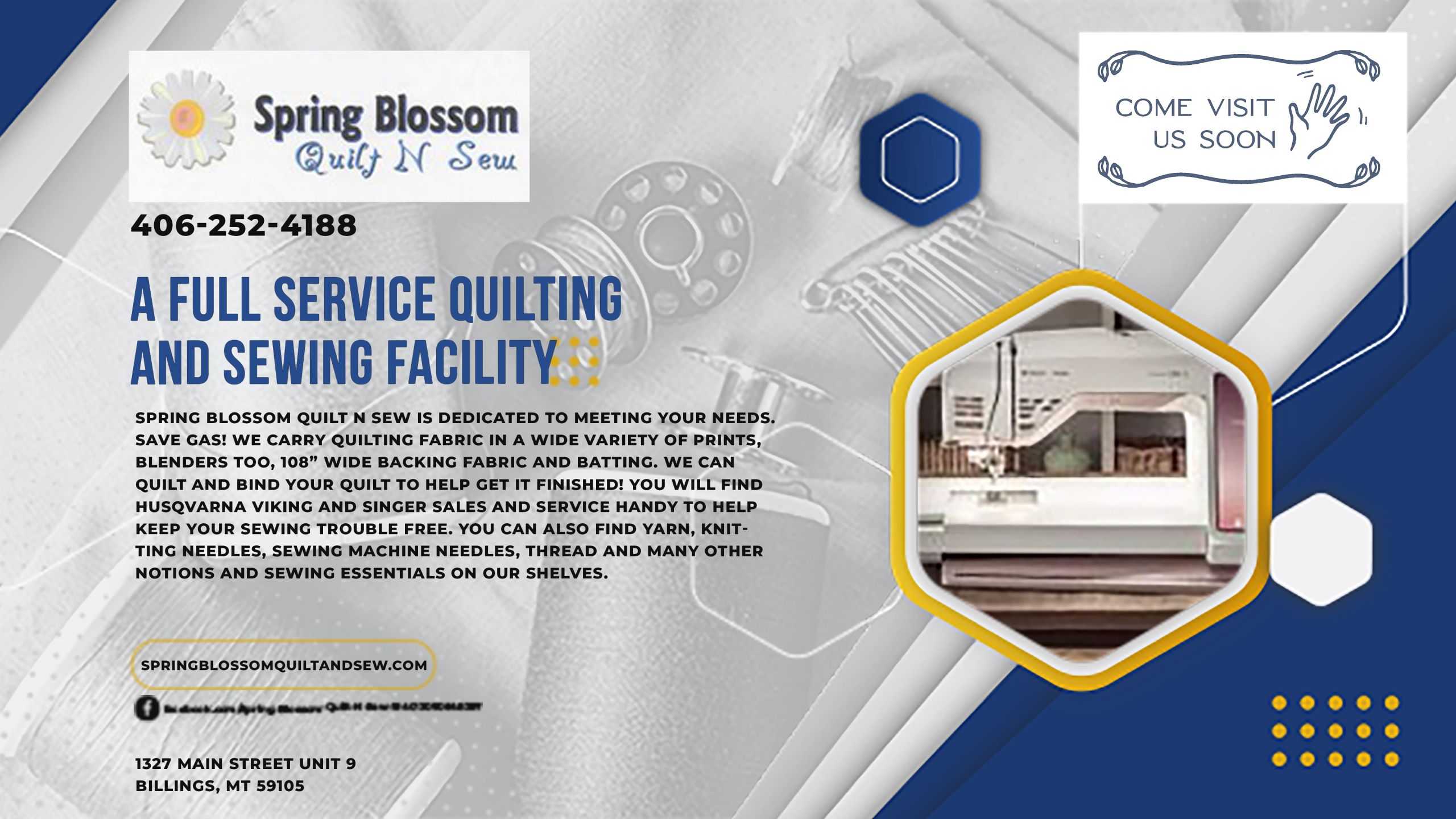 Linda’s Spring Blossom Quilt N Sew