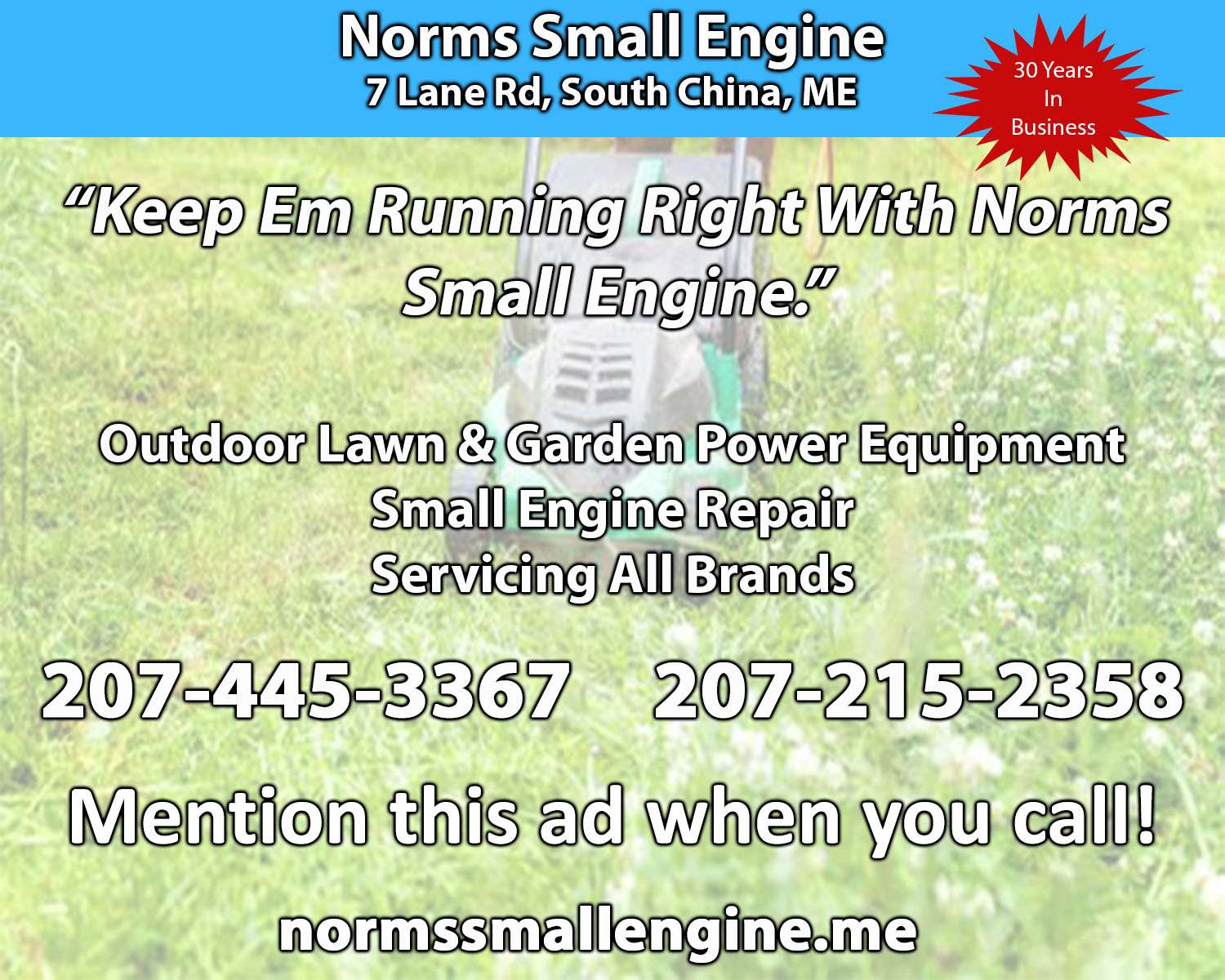 Norm’s Small Engines