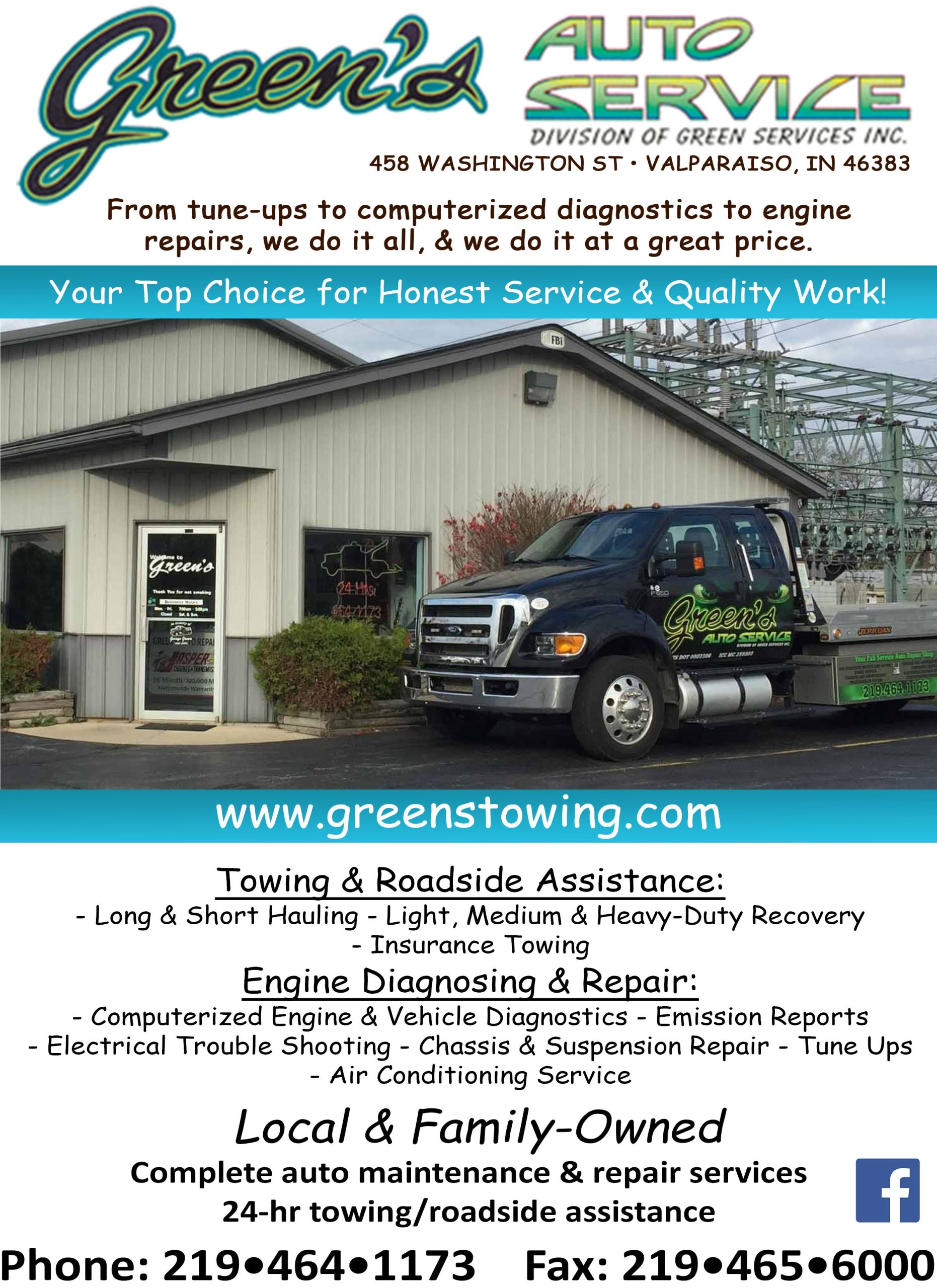 Green’s Towing & Auto Repair