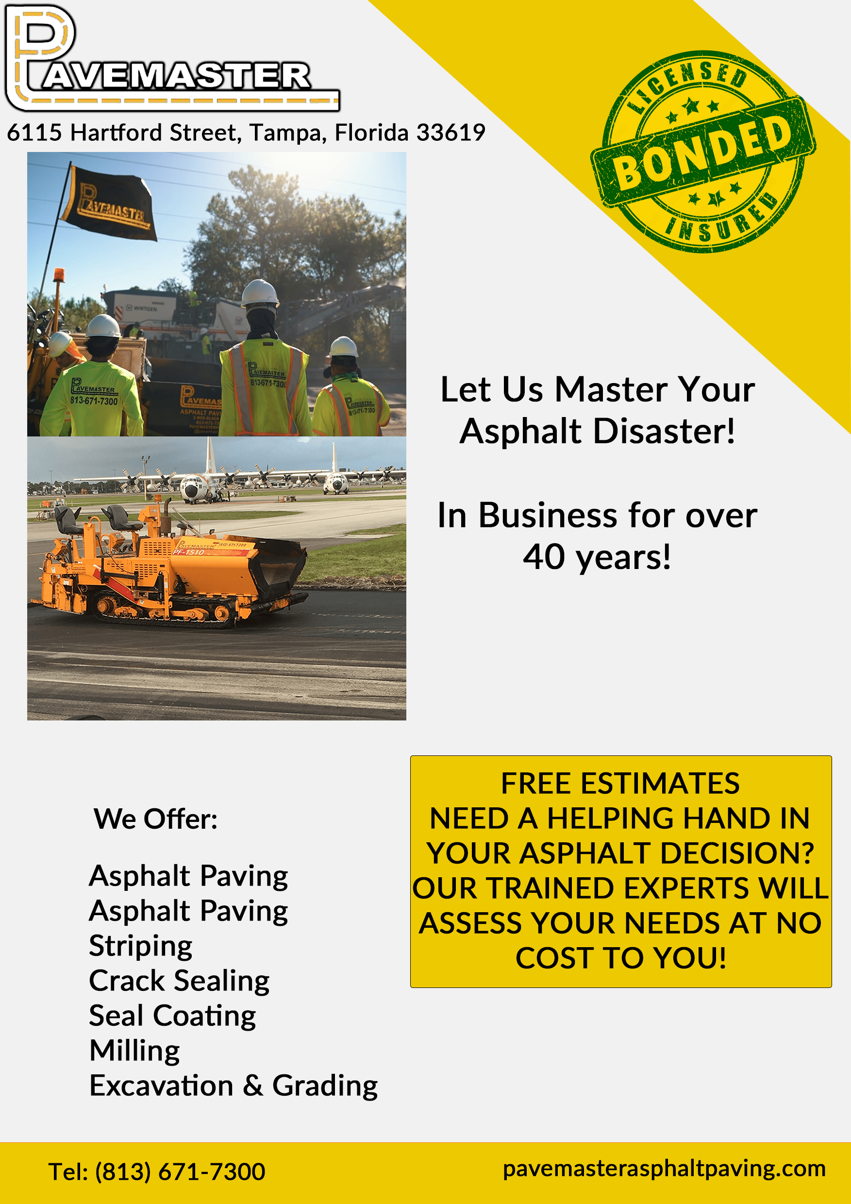 Pavemaster Asphalt Paving