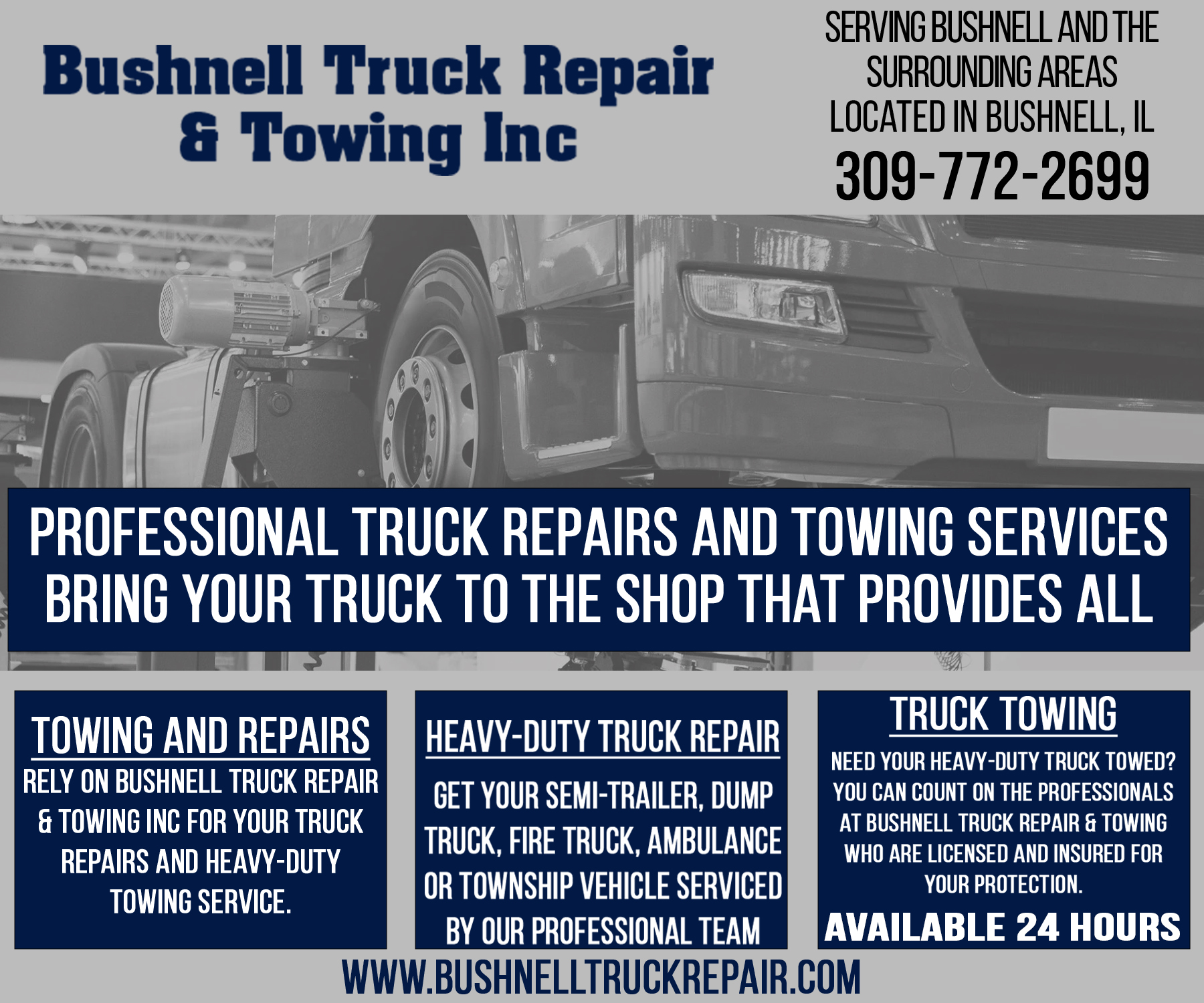 Bushnell Truck Repair & Towing Inc.