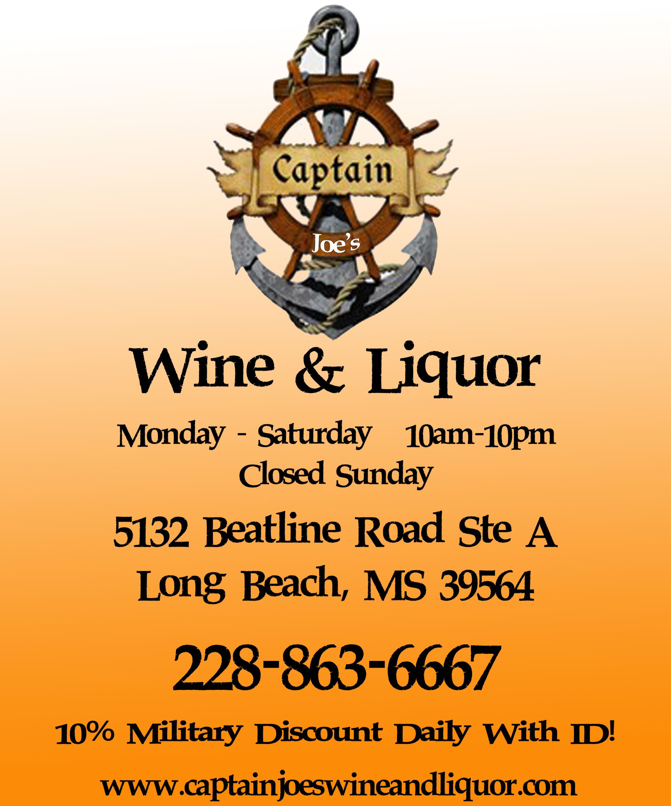 Captain Joe’s Wine and Liquor