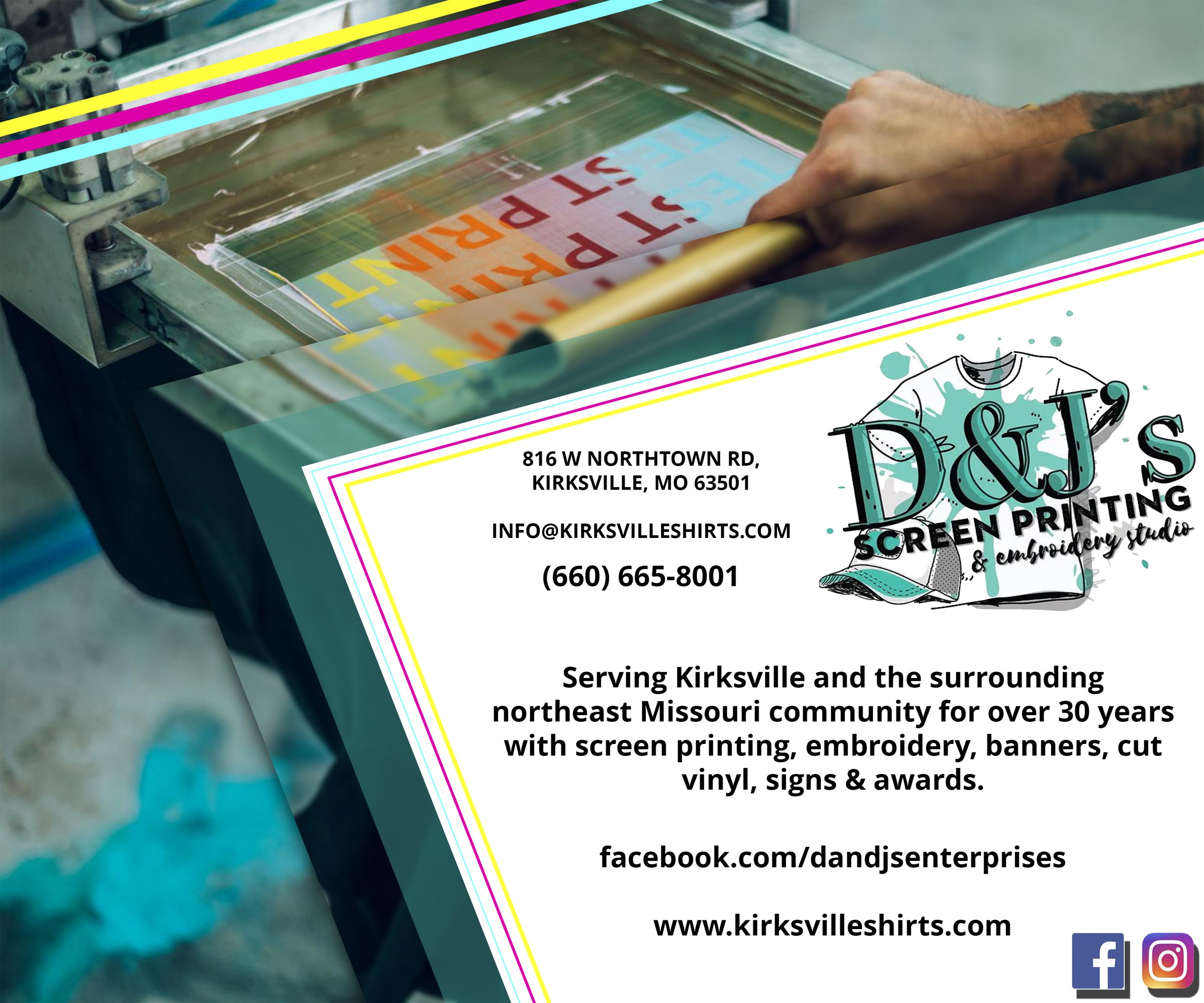 D & J’s Embroidery & Screen Printing