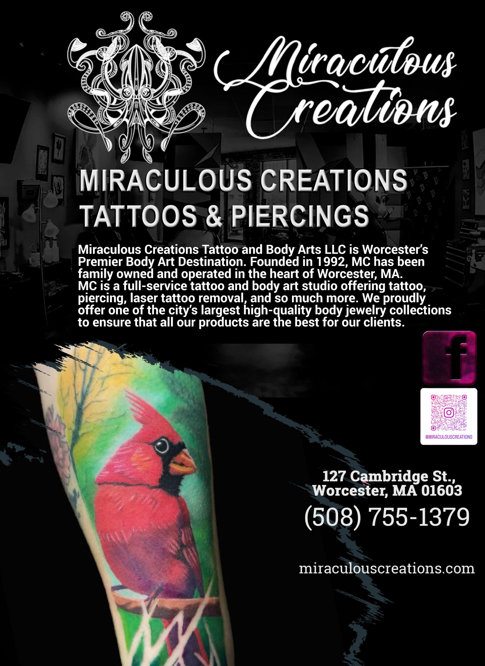 Miraculous Creations Tattoo
