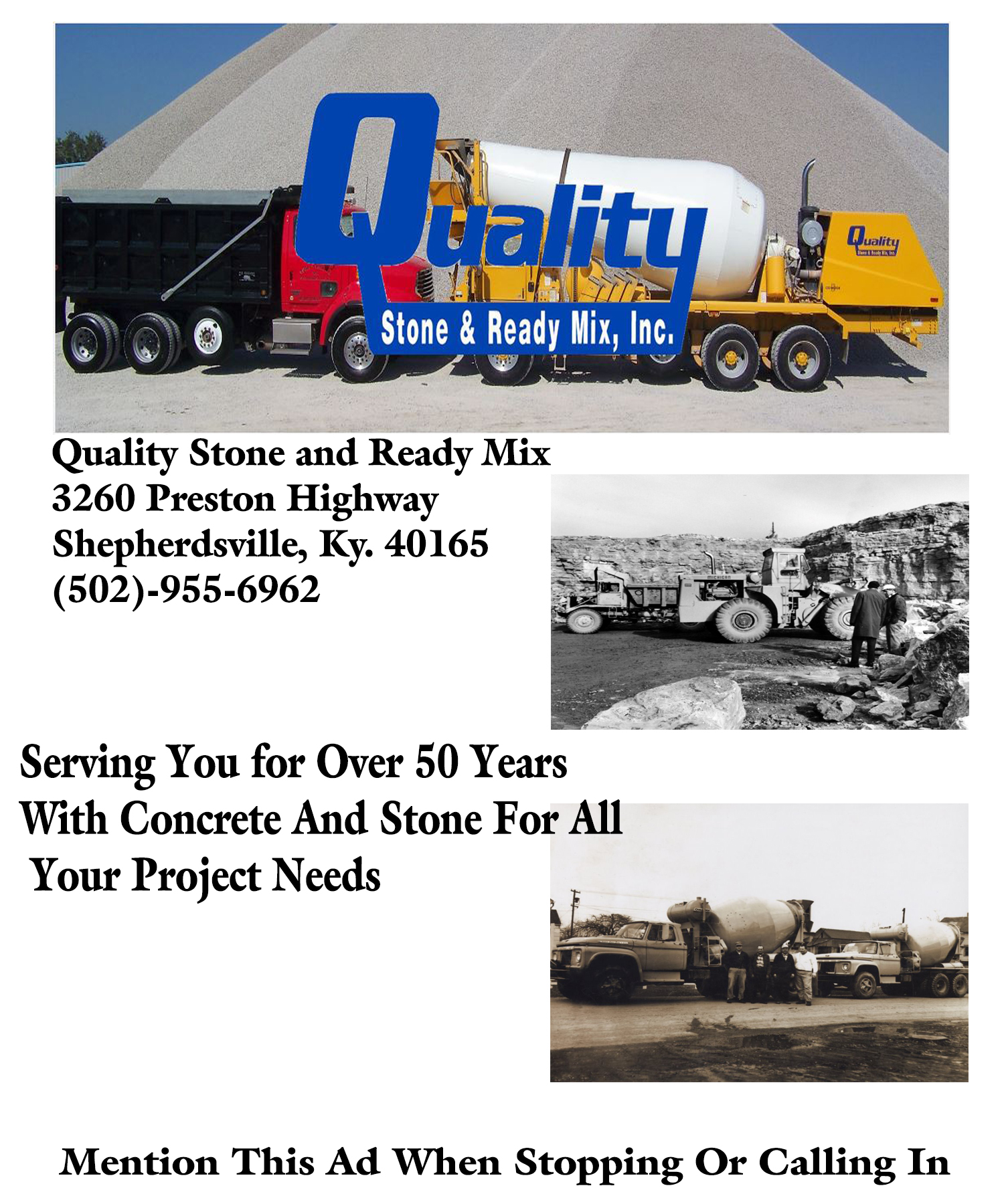 Quality Stone & Ready Mix Inc.