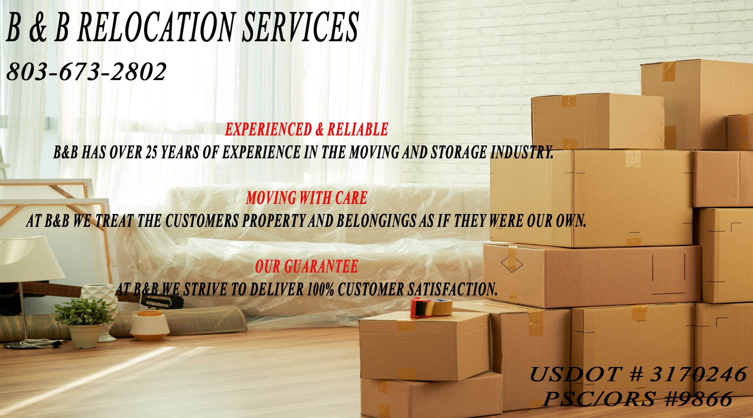 B & B Relocation Services Inc.