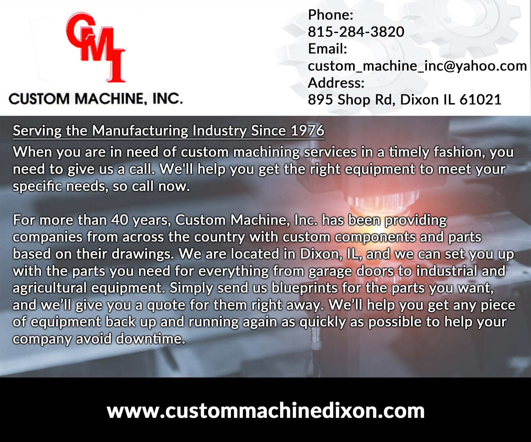 CMI Custom Machine