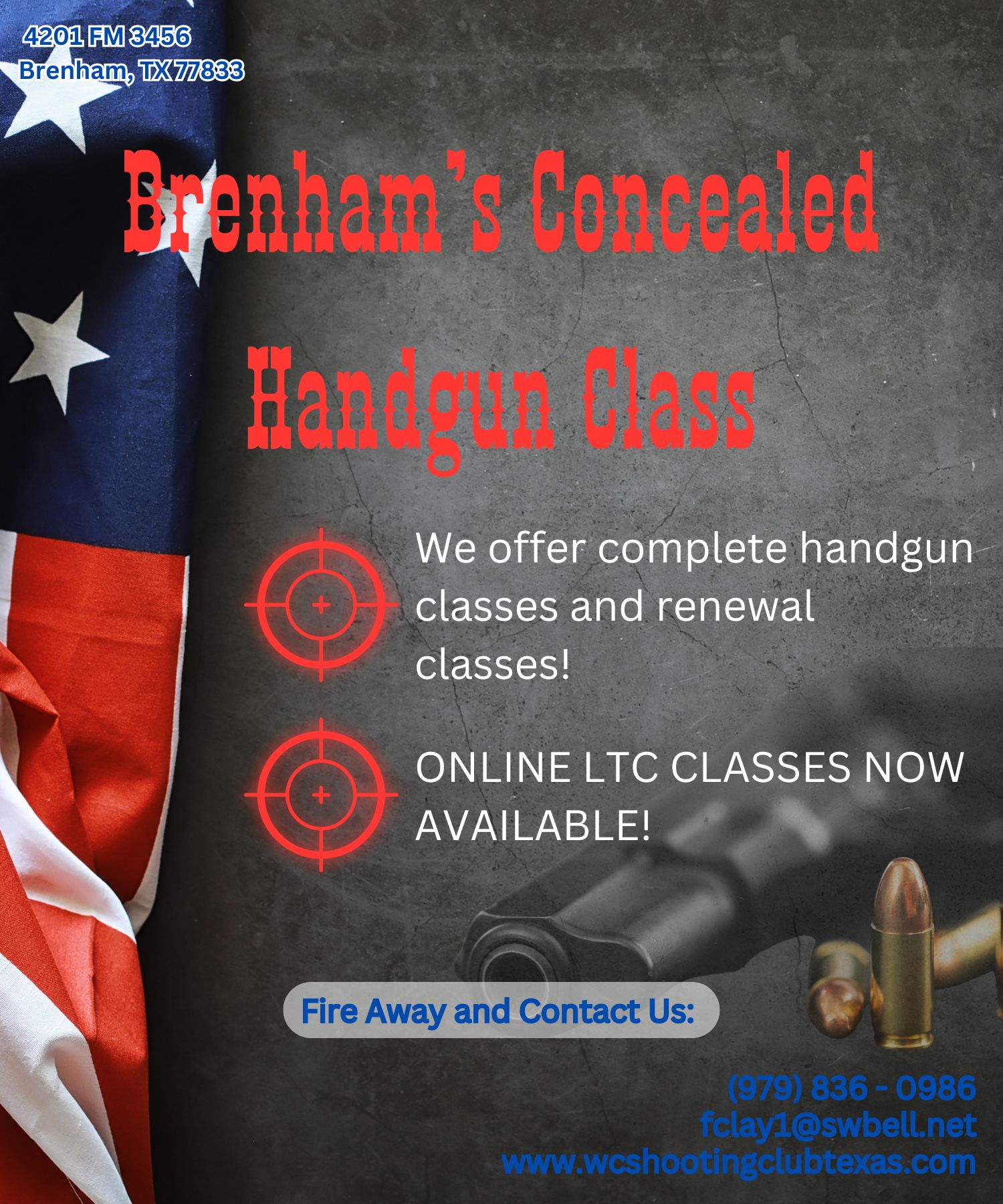 Brenham’s Concealed Handgun Class
