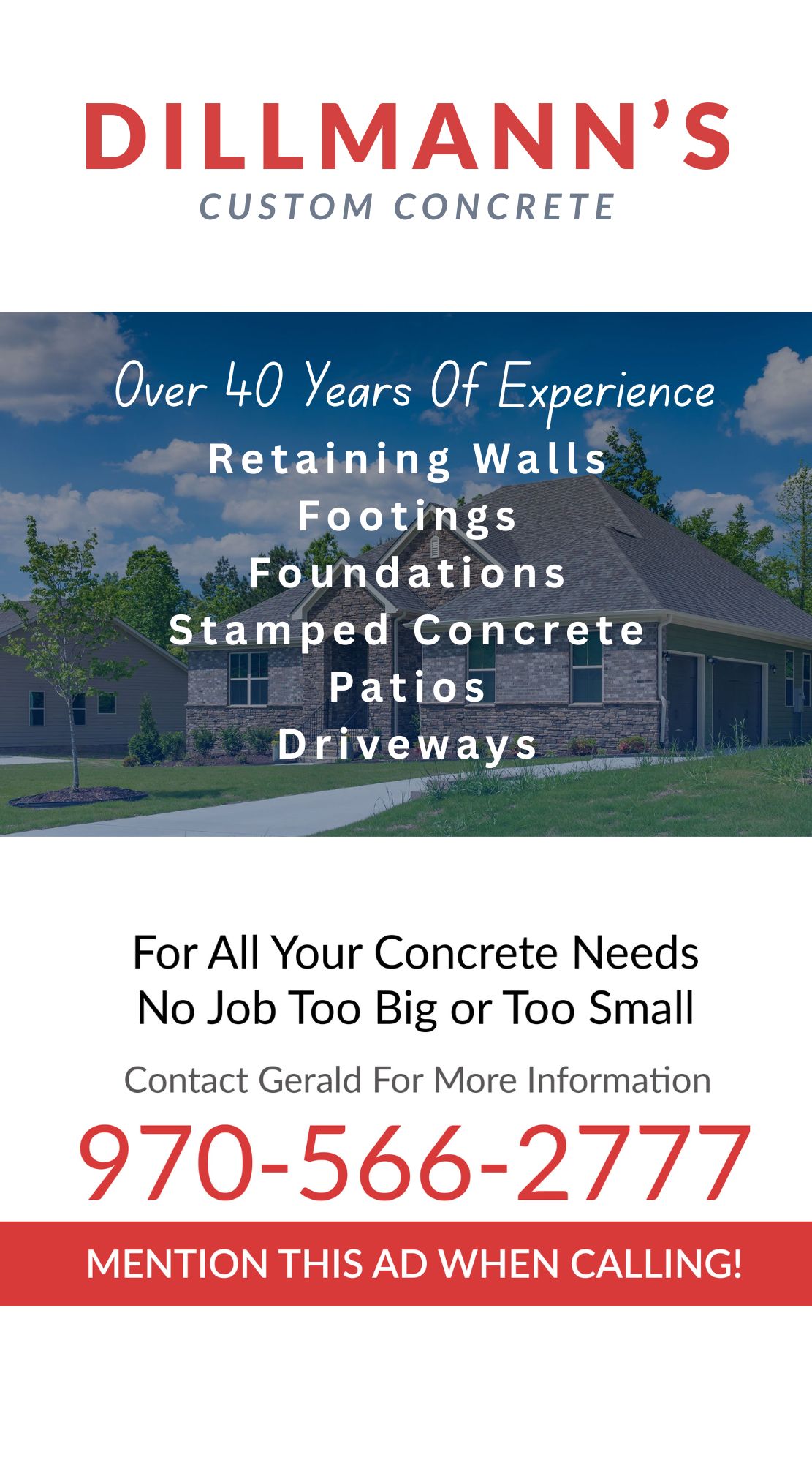 Dillmanns Custom Concrete
