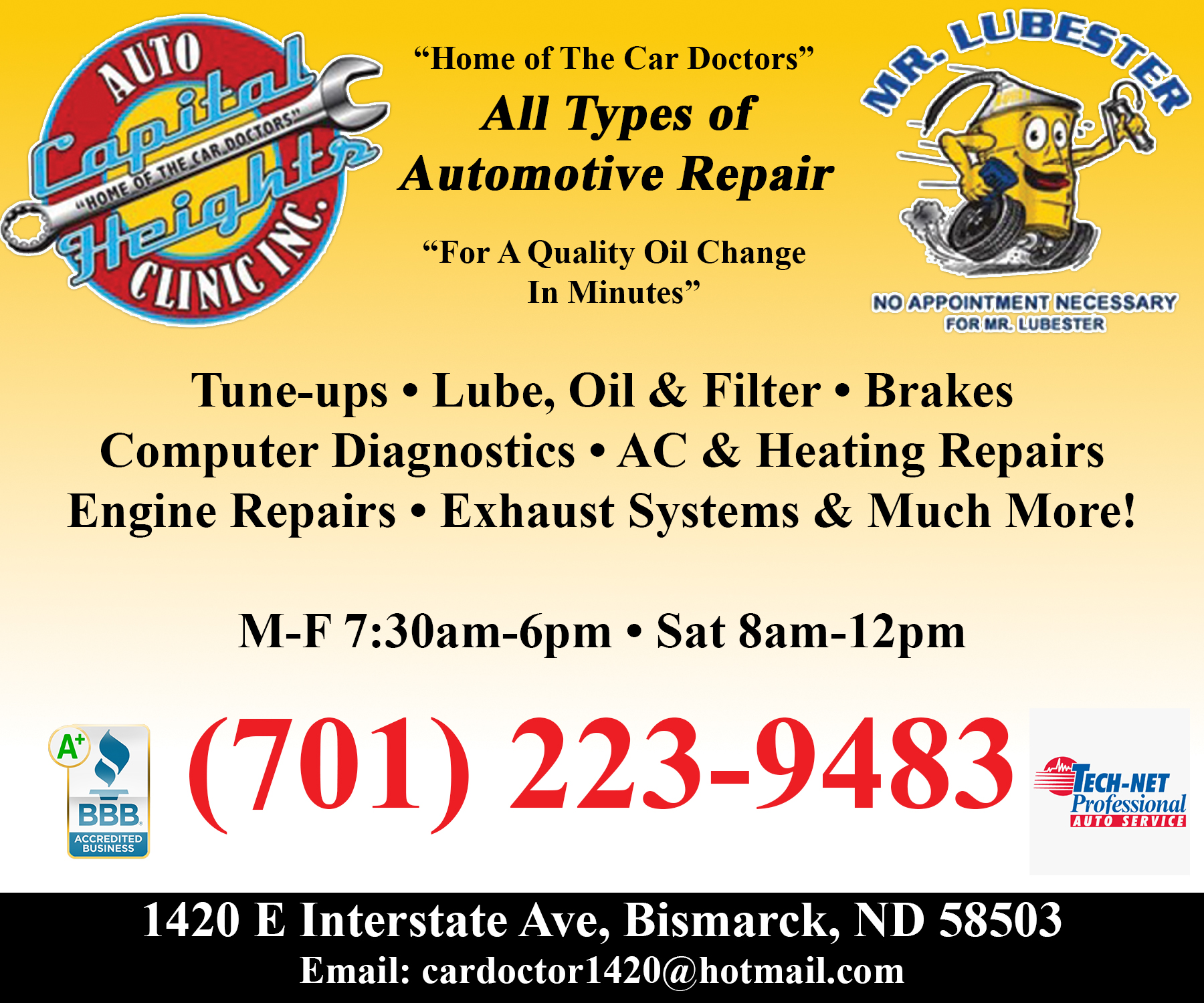 Capital Heights Auto Clinic & Mr Lubester