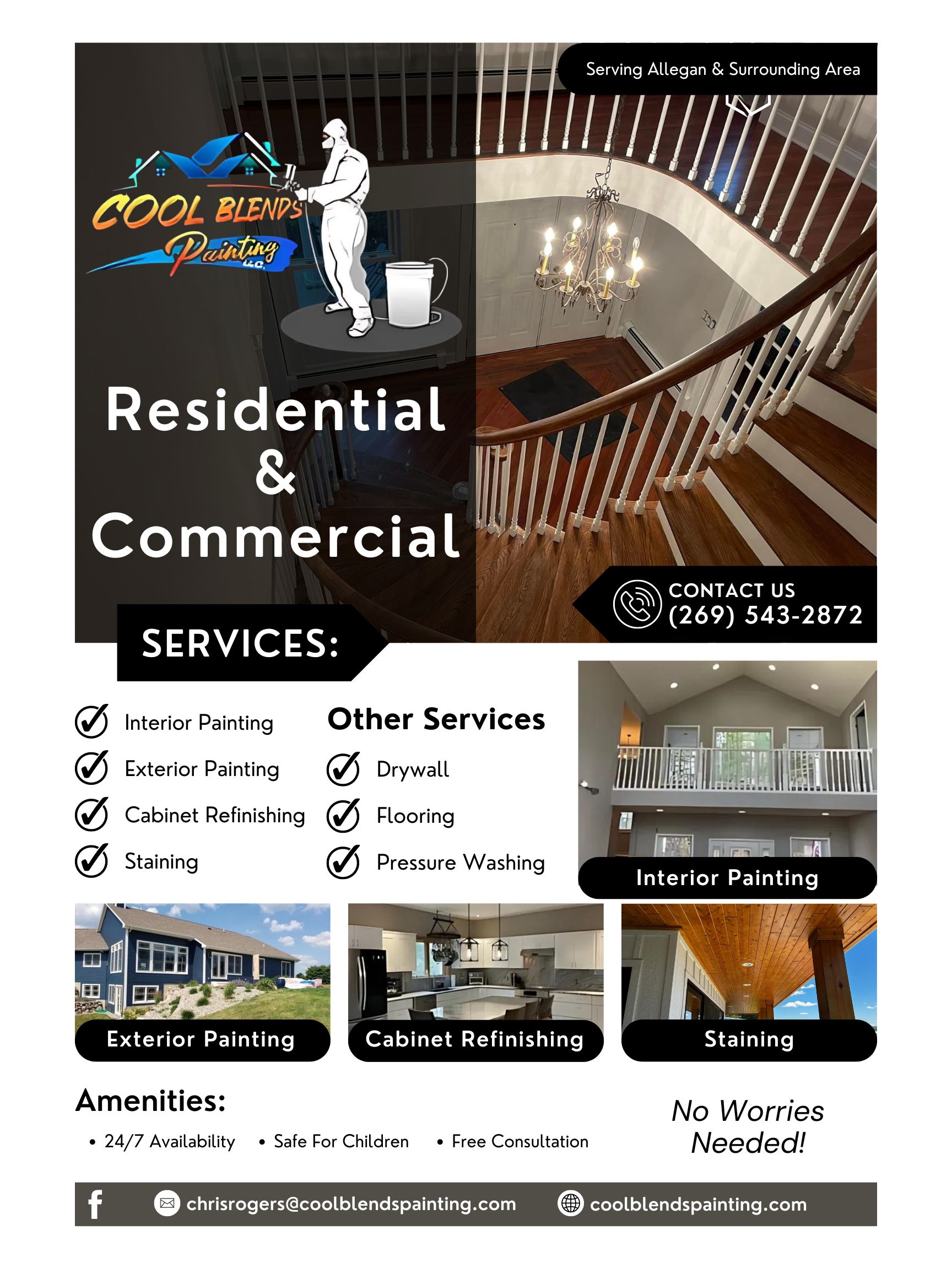 Cool Blends Painting