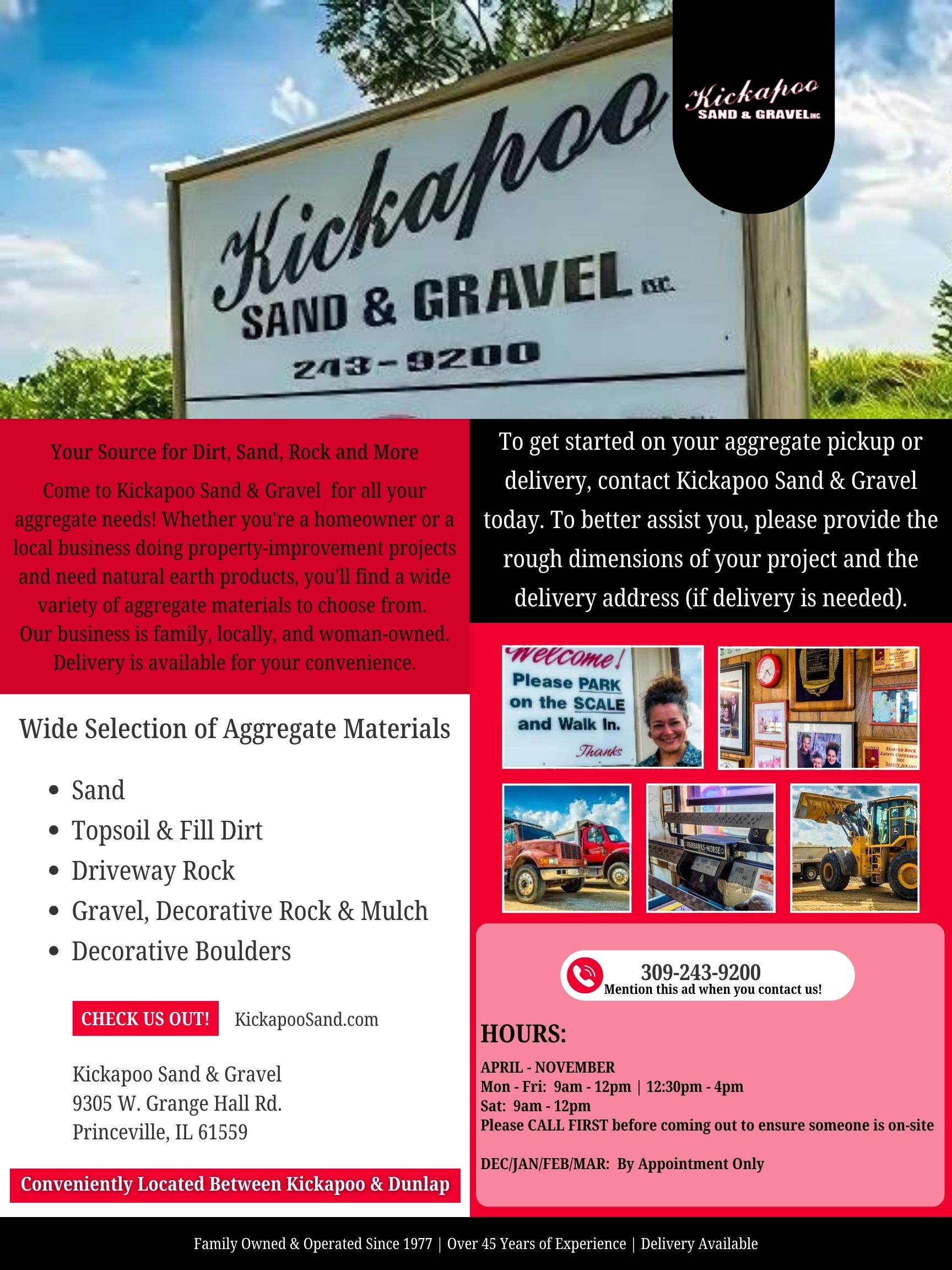 Kickapoo Sand & Gravel Inc