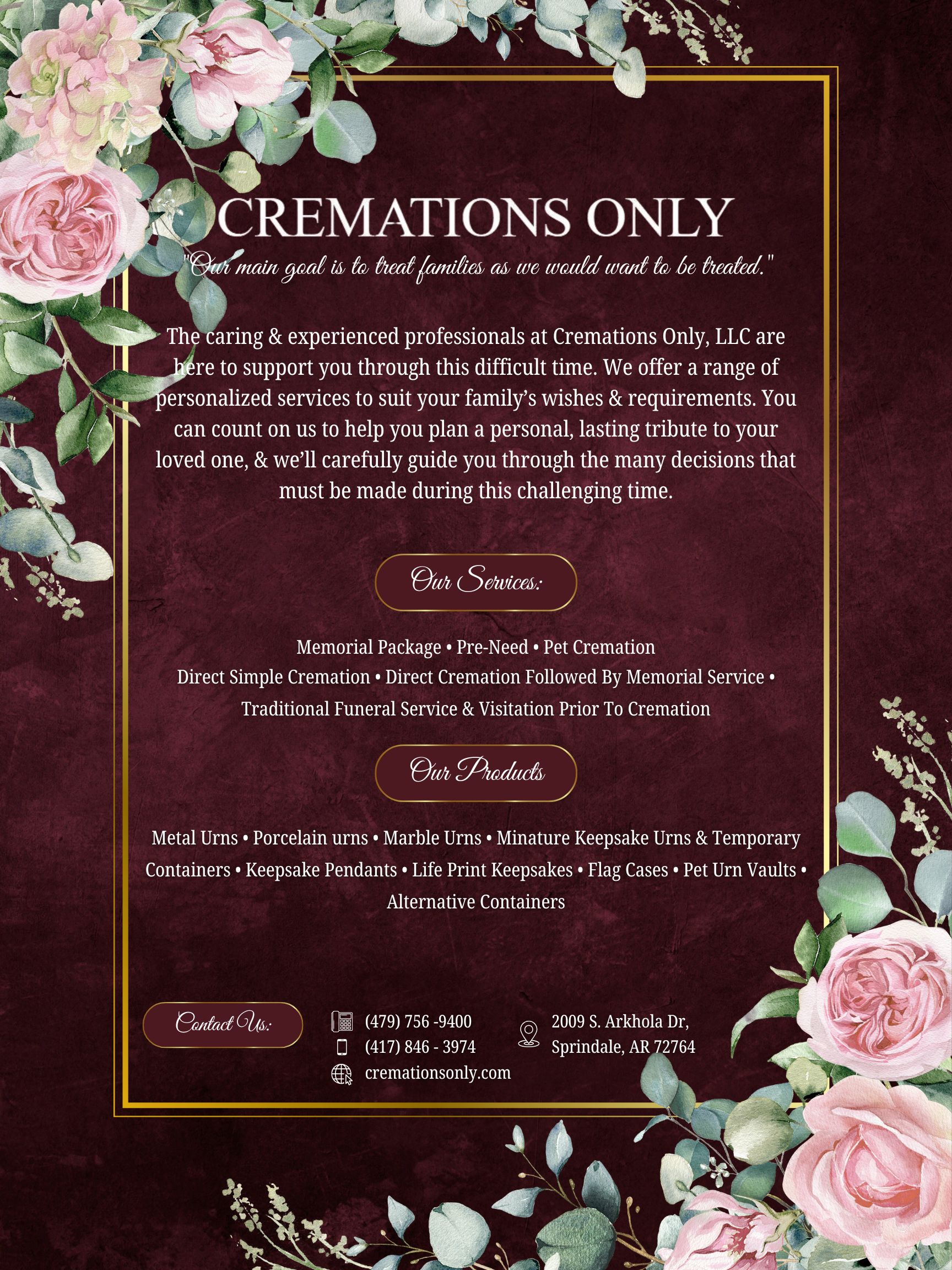 Cremations Only