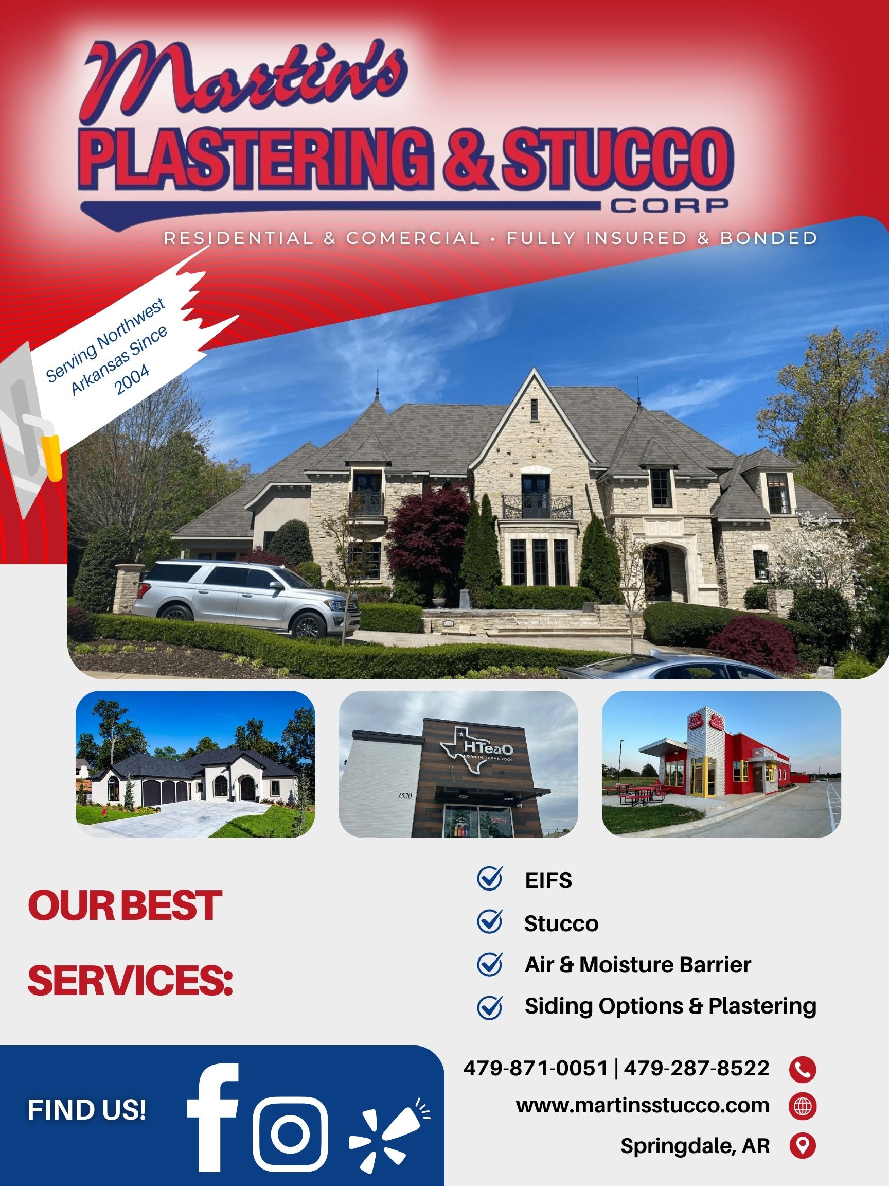 Martins Plastering & Stucco Corp.
