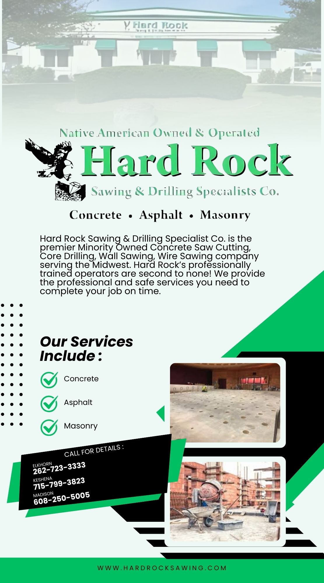 Hard Rock Sawing & Drilling