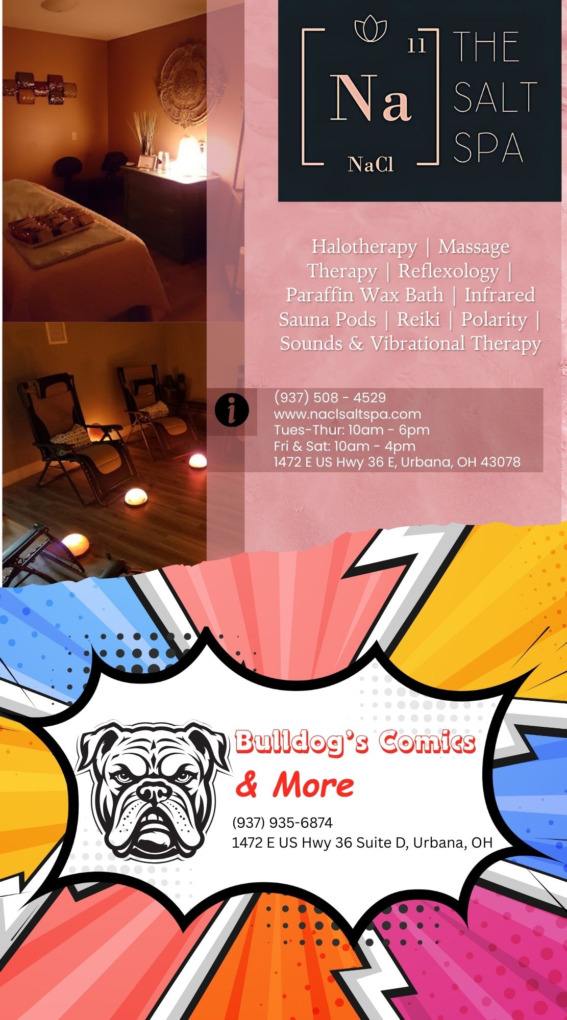 NACL The Salt Spa & Bulldogs Comics