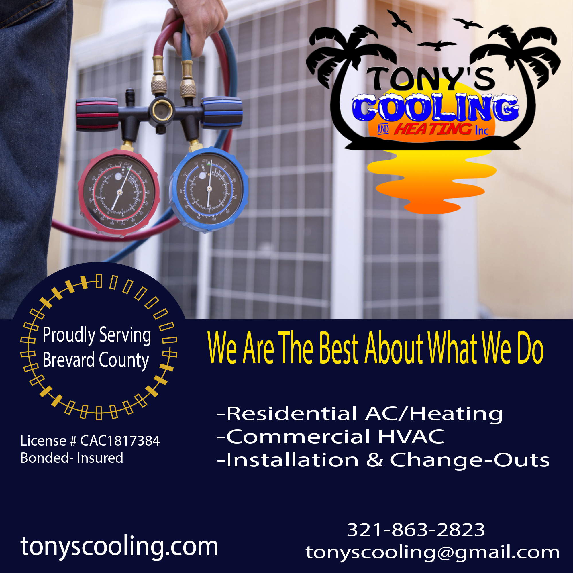 Tony’s Cooling & Heating Inc.