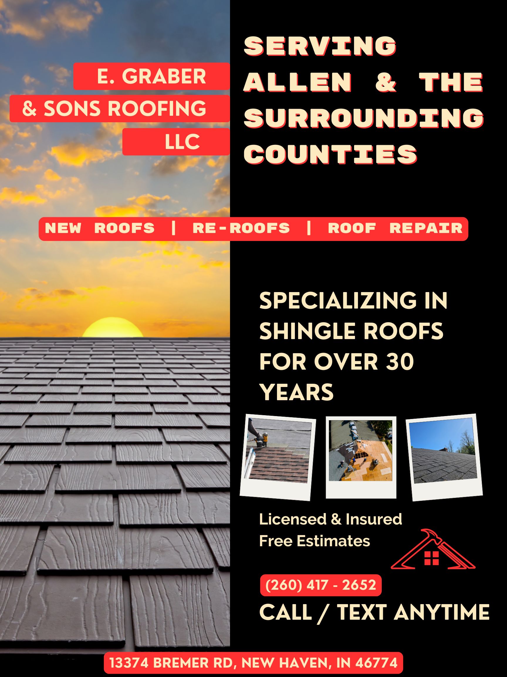 E Graber & Sons Roofing
