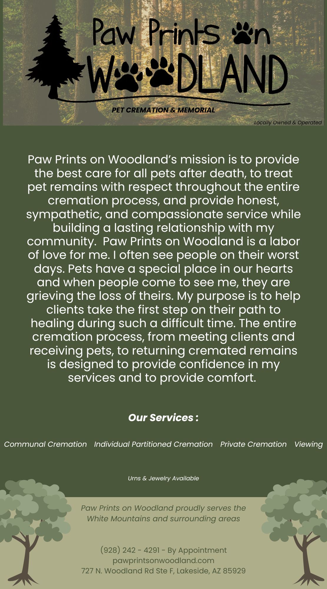 Paws Prints on Woodland