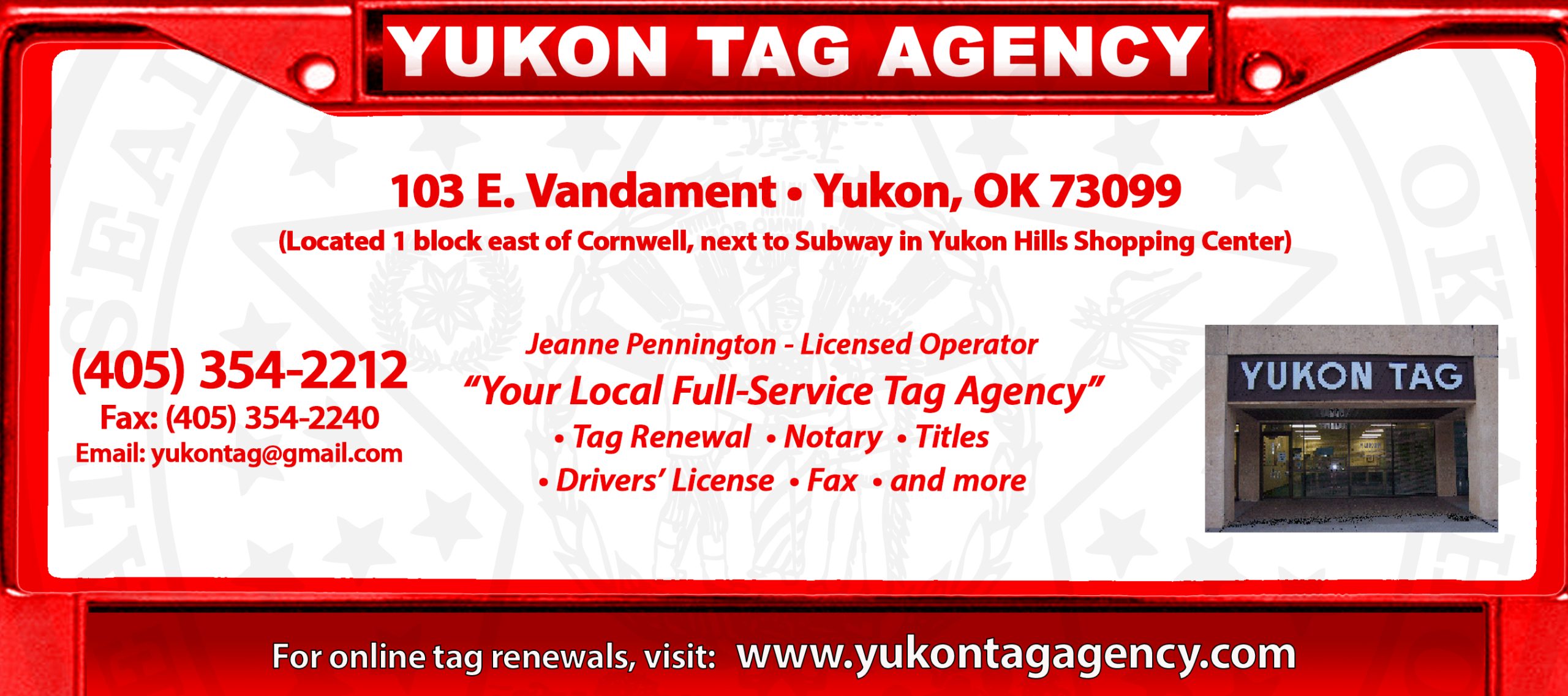 Yukon Tag Agency