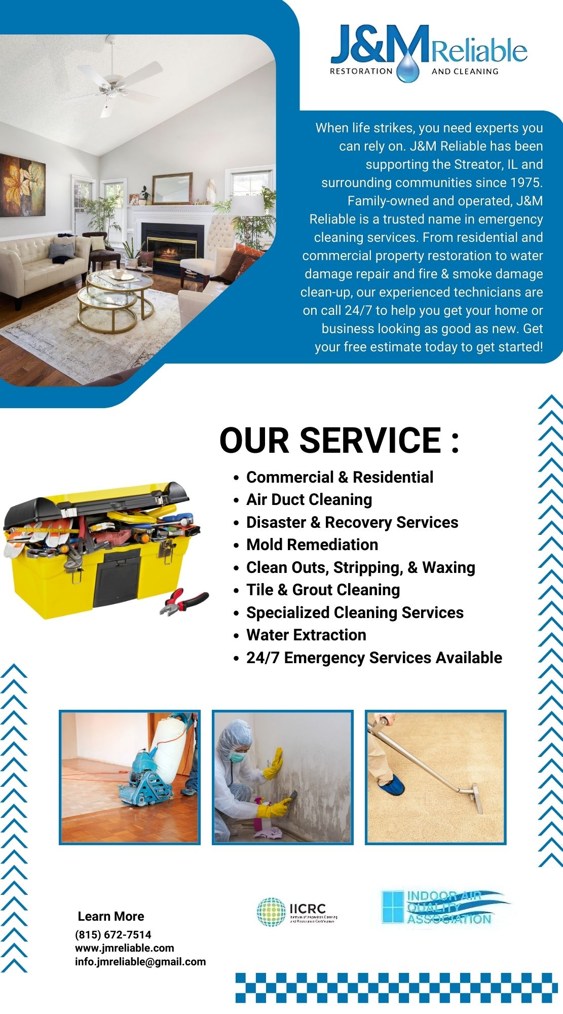 J & M Reliable Restoration & Cleaning