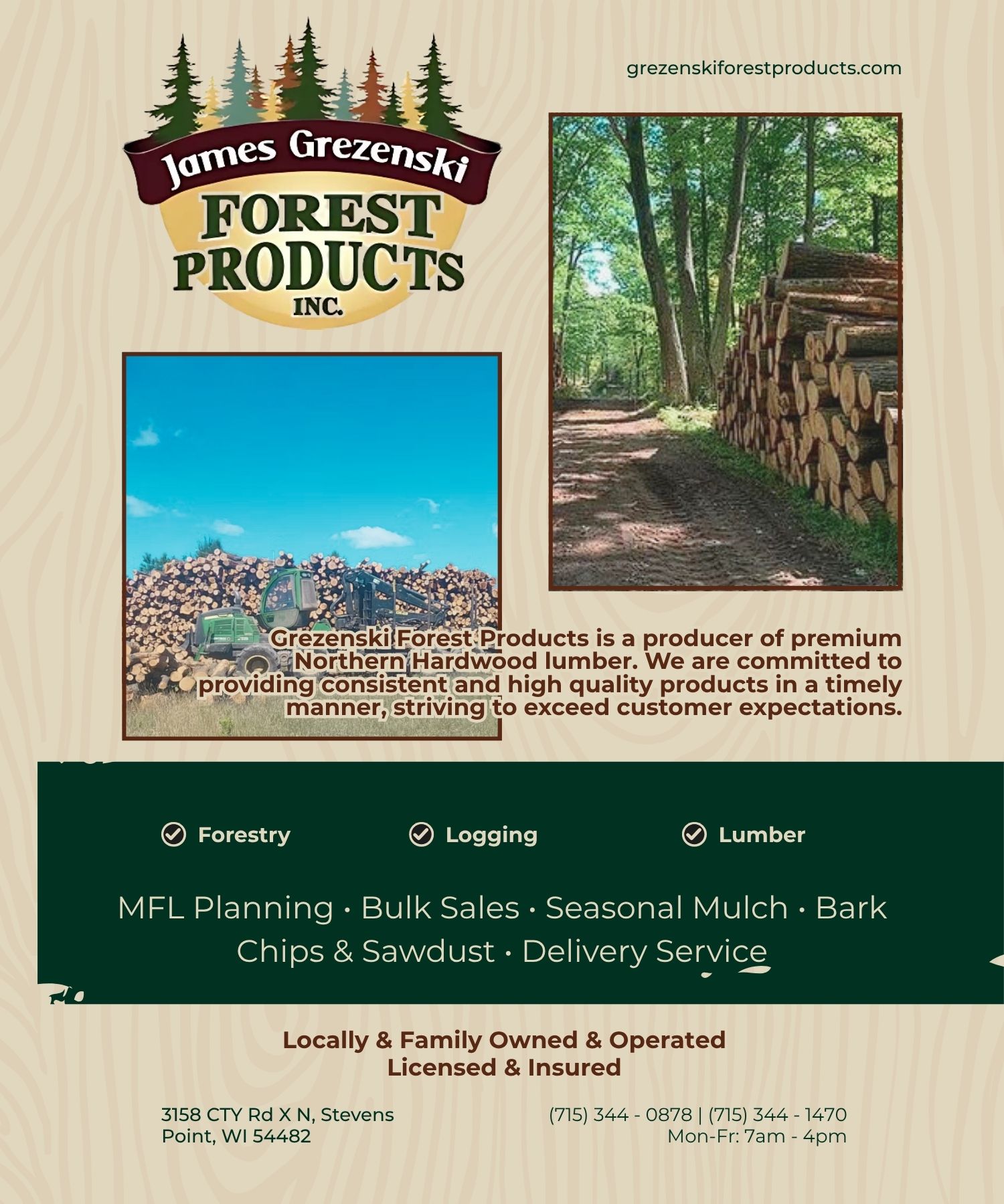 James Grezenski Forest Product, Inc.