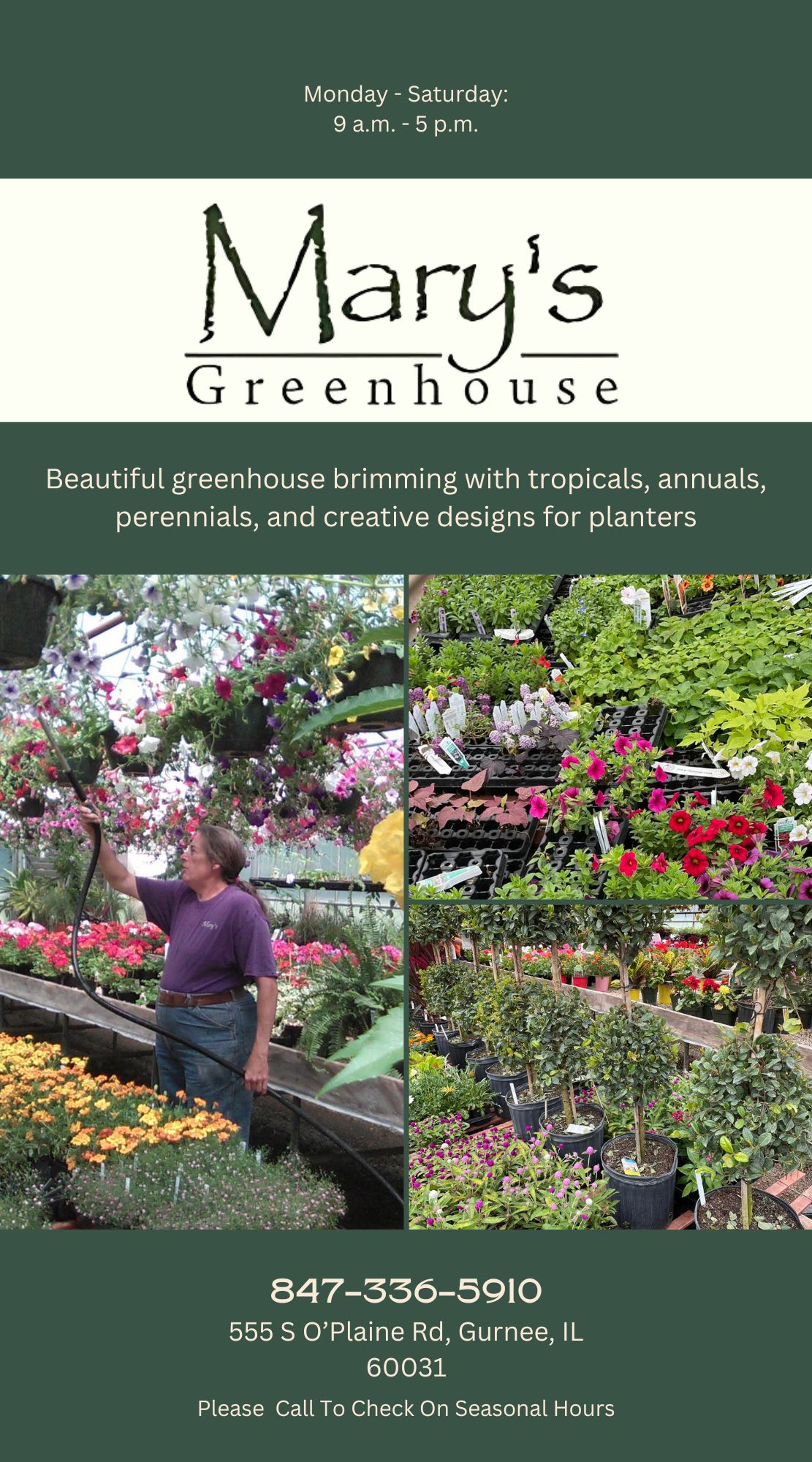 Mary’s Greenhouse