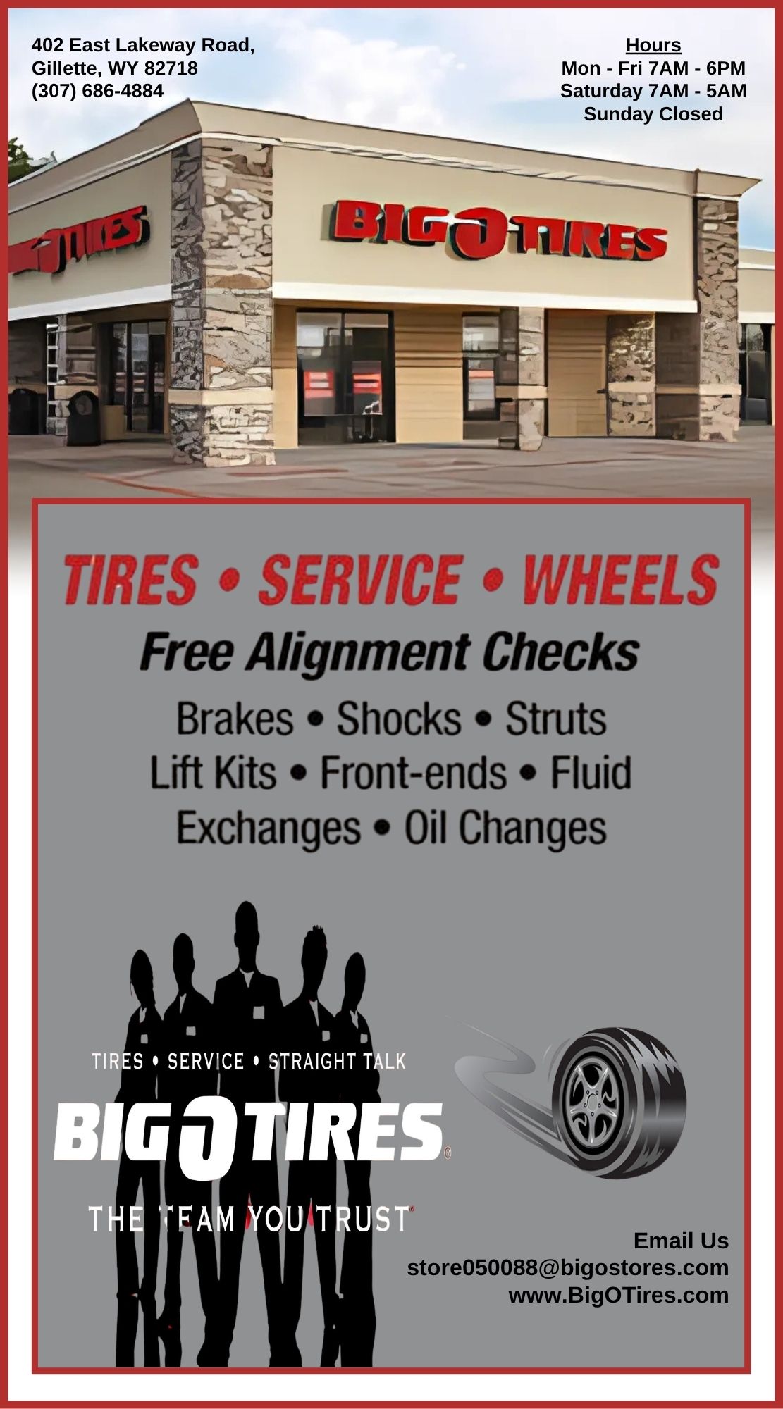 Big O Tires – Gillette