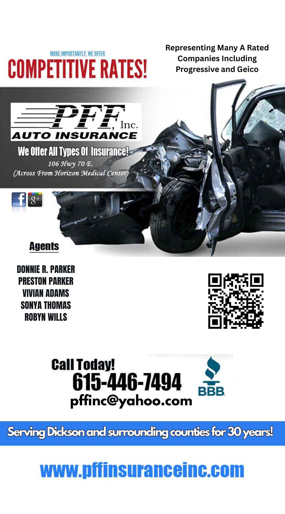 PFF Inc. Auto Insurance