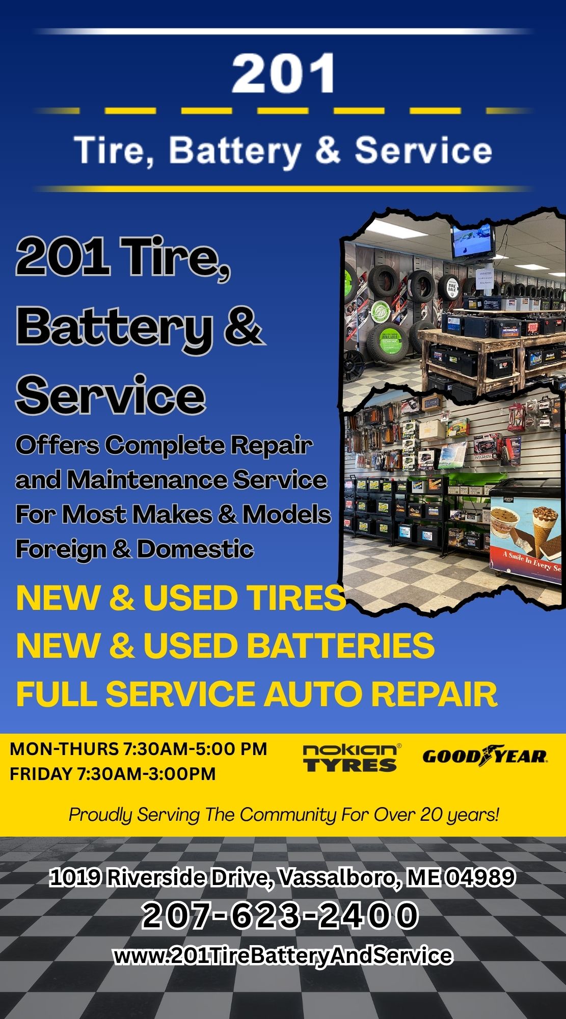 201 Tire, Battery & Service