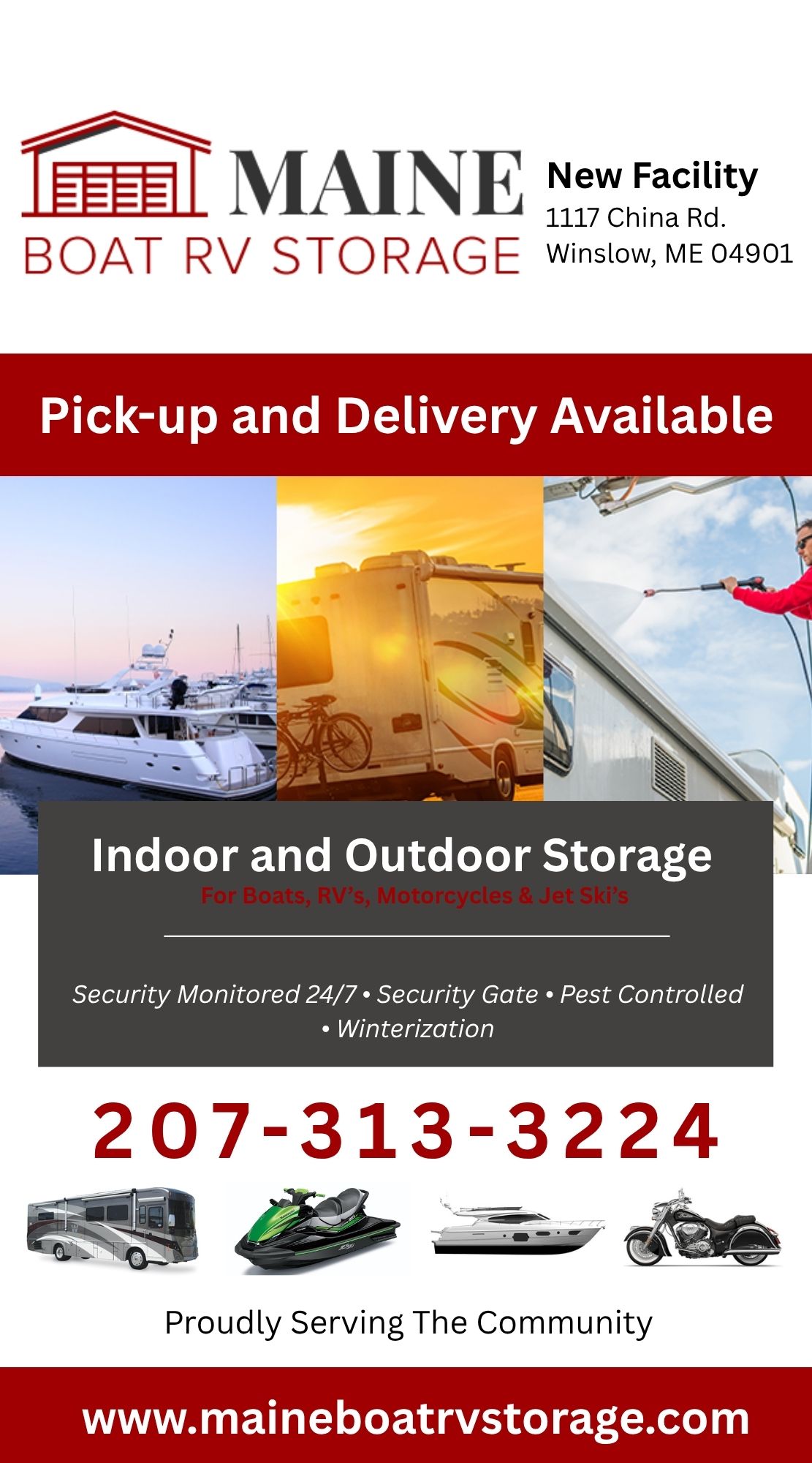 Maine Boat RV Storage