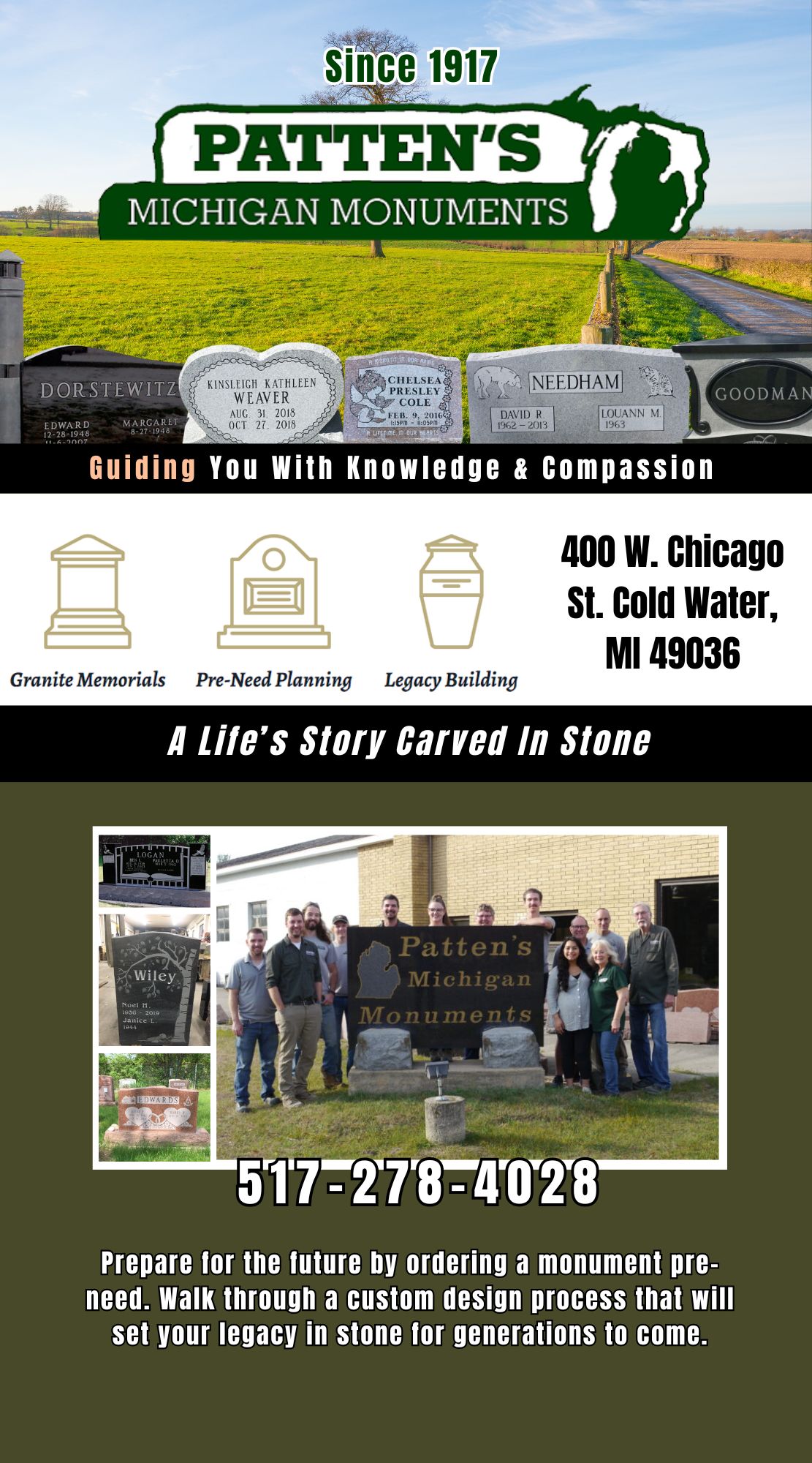 Patten’s Michigan Monuments