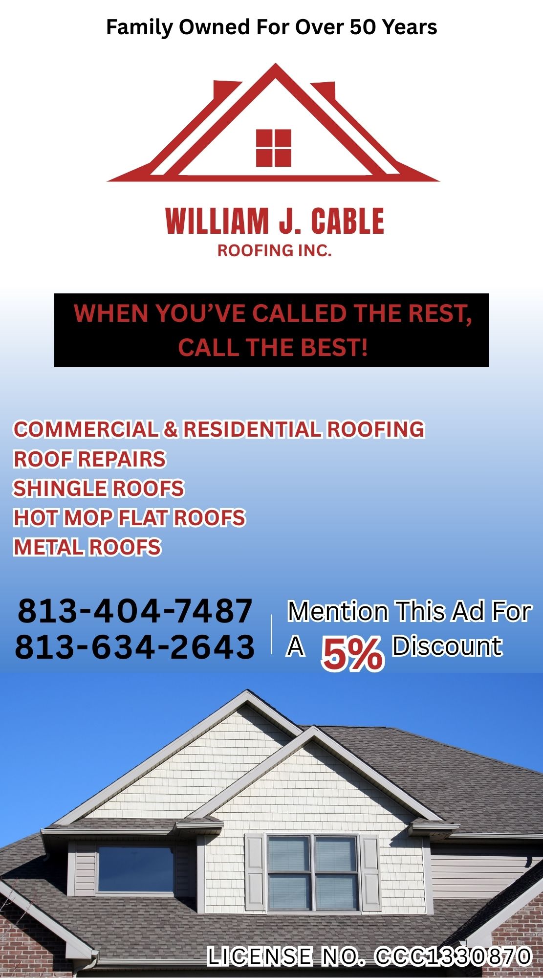 William J. Cable Roofing