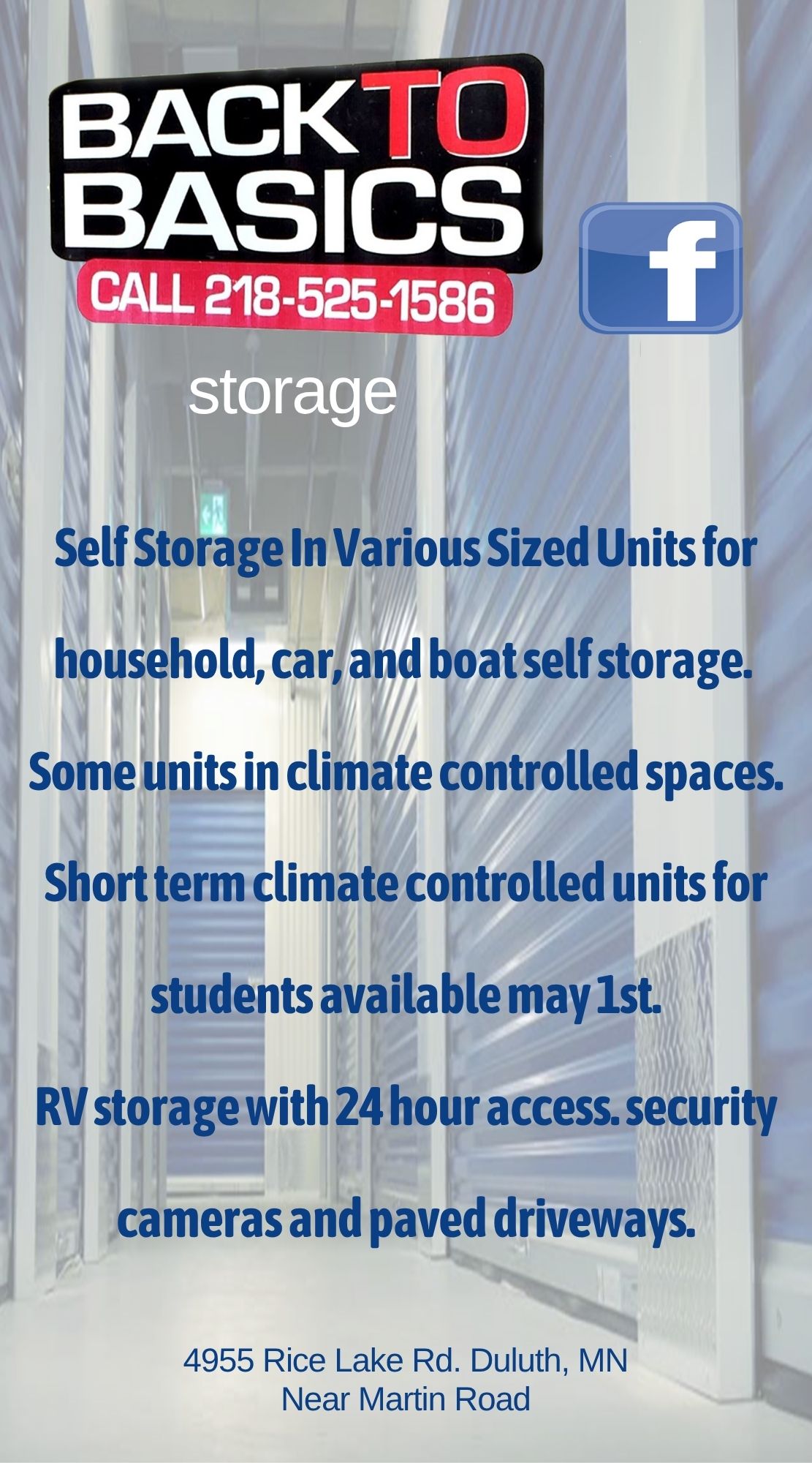 A Back To Basics Storage