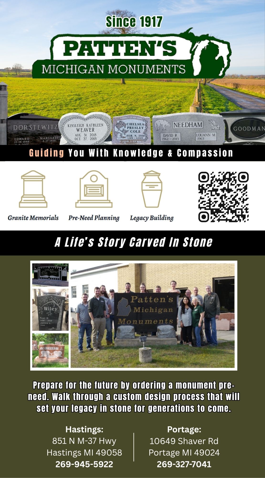 Patten’s Michigan Monuments