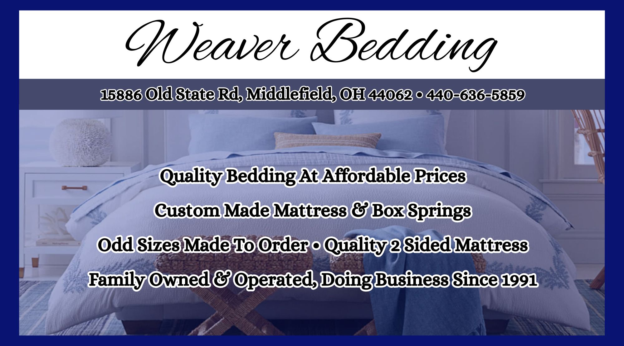 Weaver Bedding