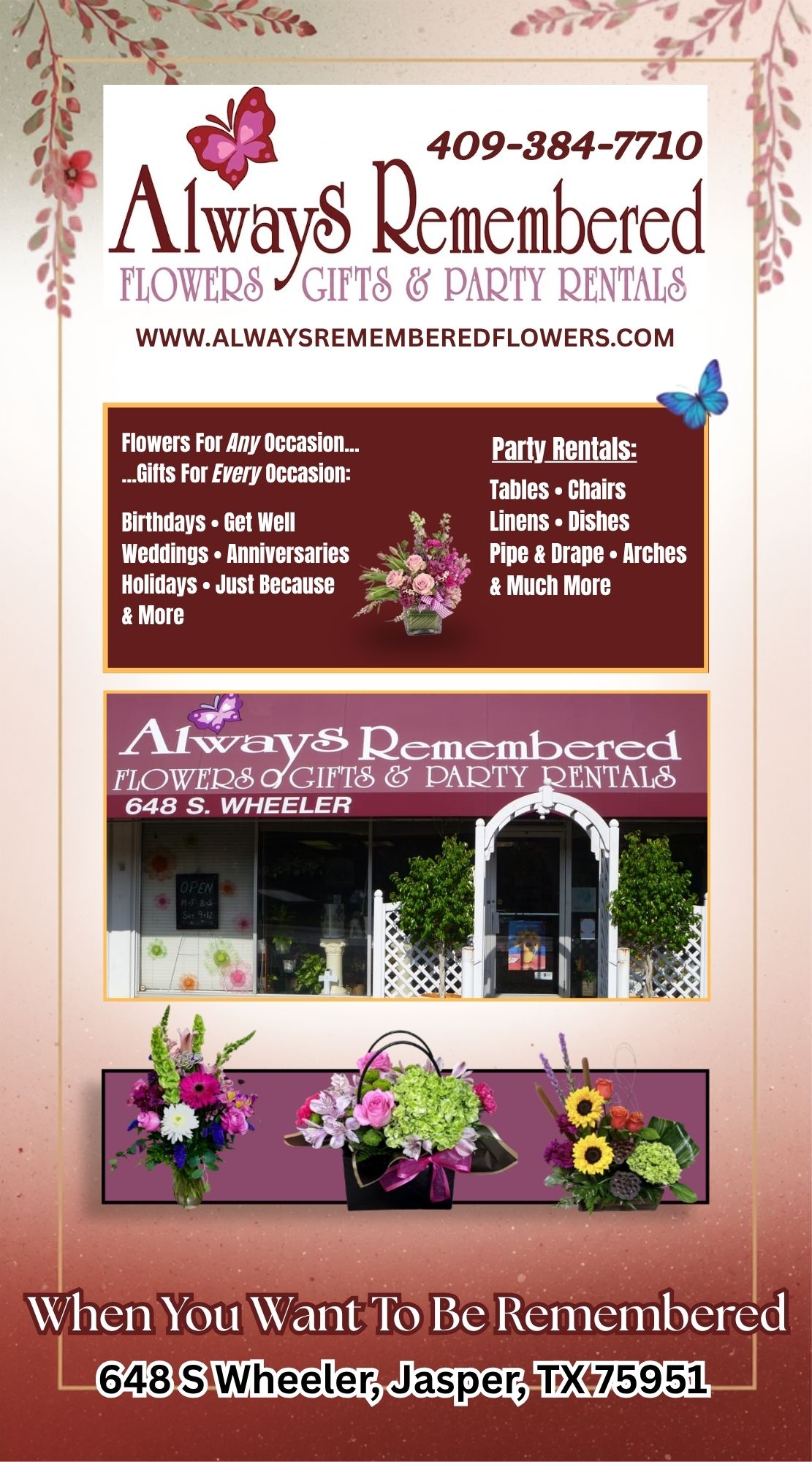 Always Remembered Flowers