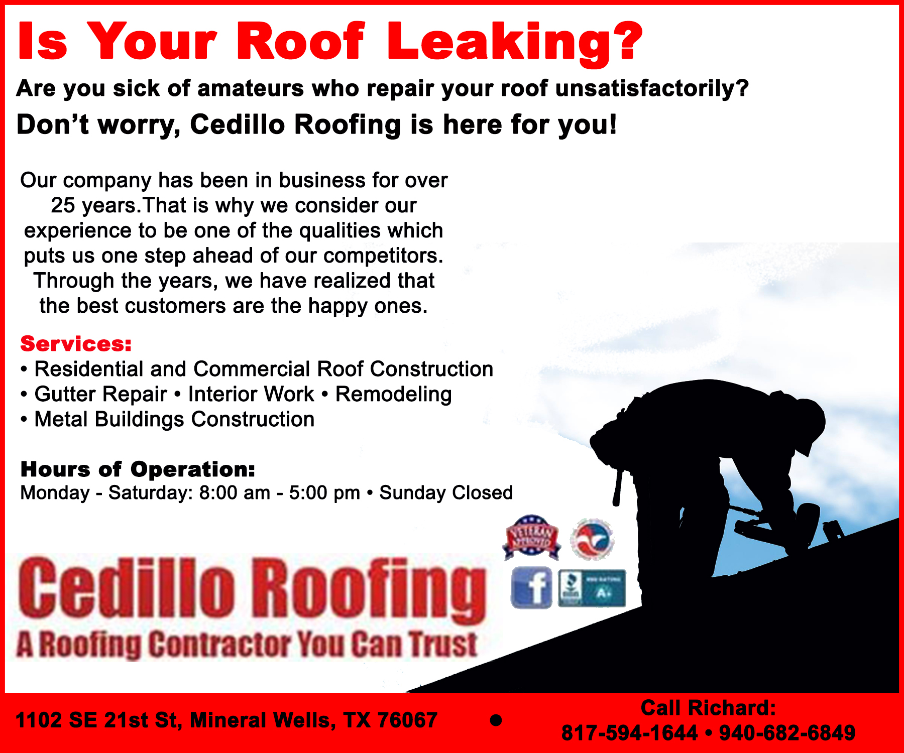 Cedillo Roofing