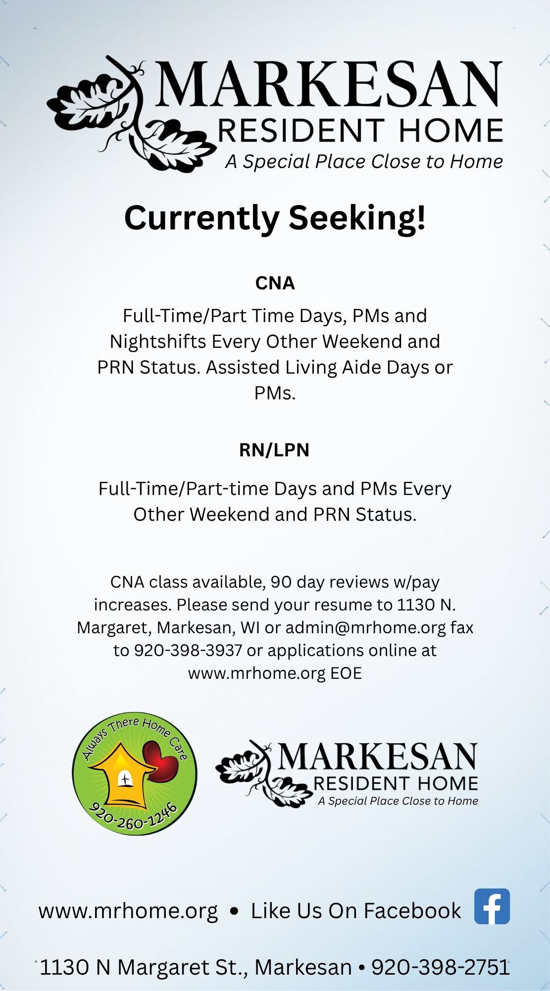 Markesan Resident Home