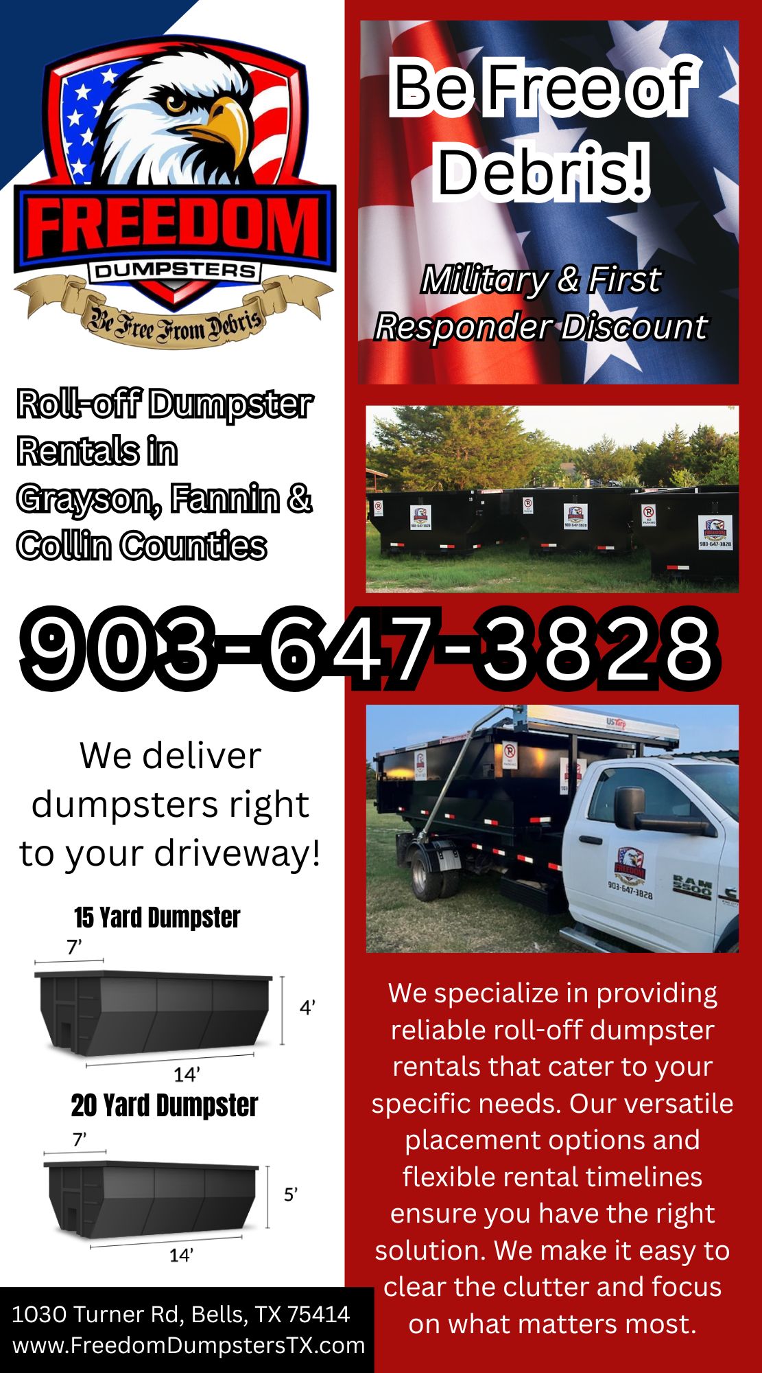 Freedom Dumpsters