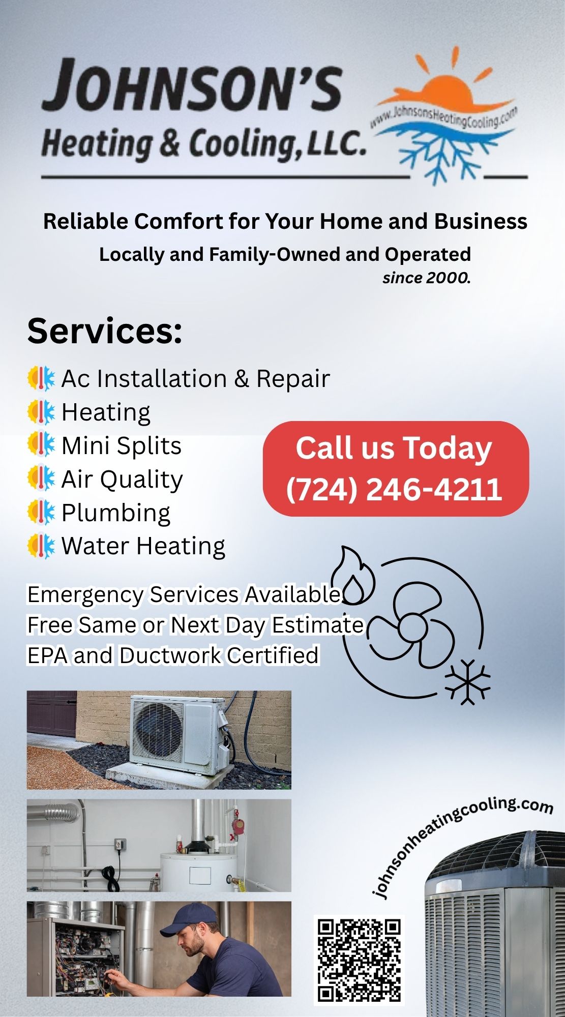 Johnson’s Heating & Cooling LLC