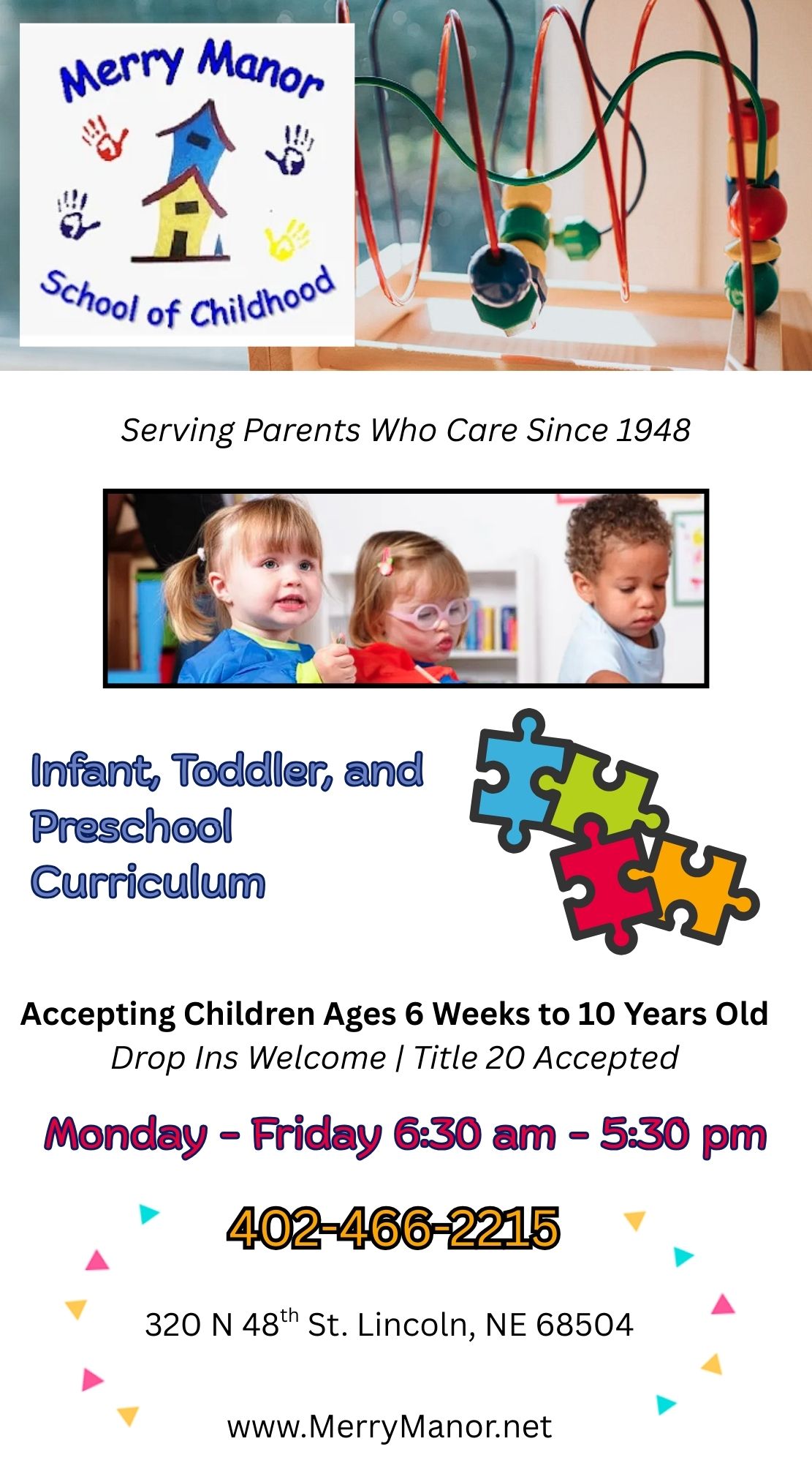 Merry Manor School Of Childhood