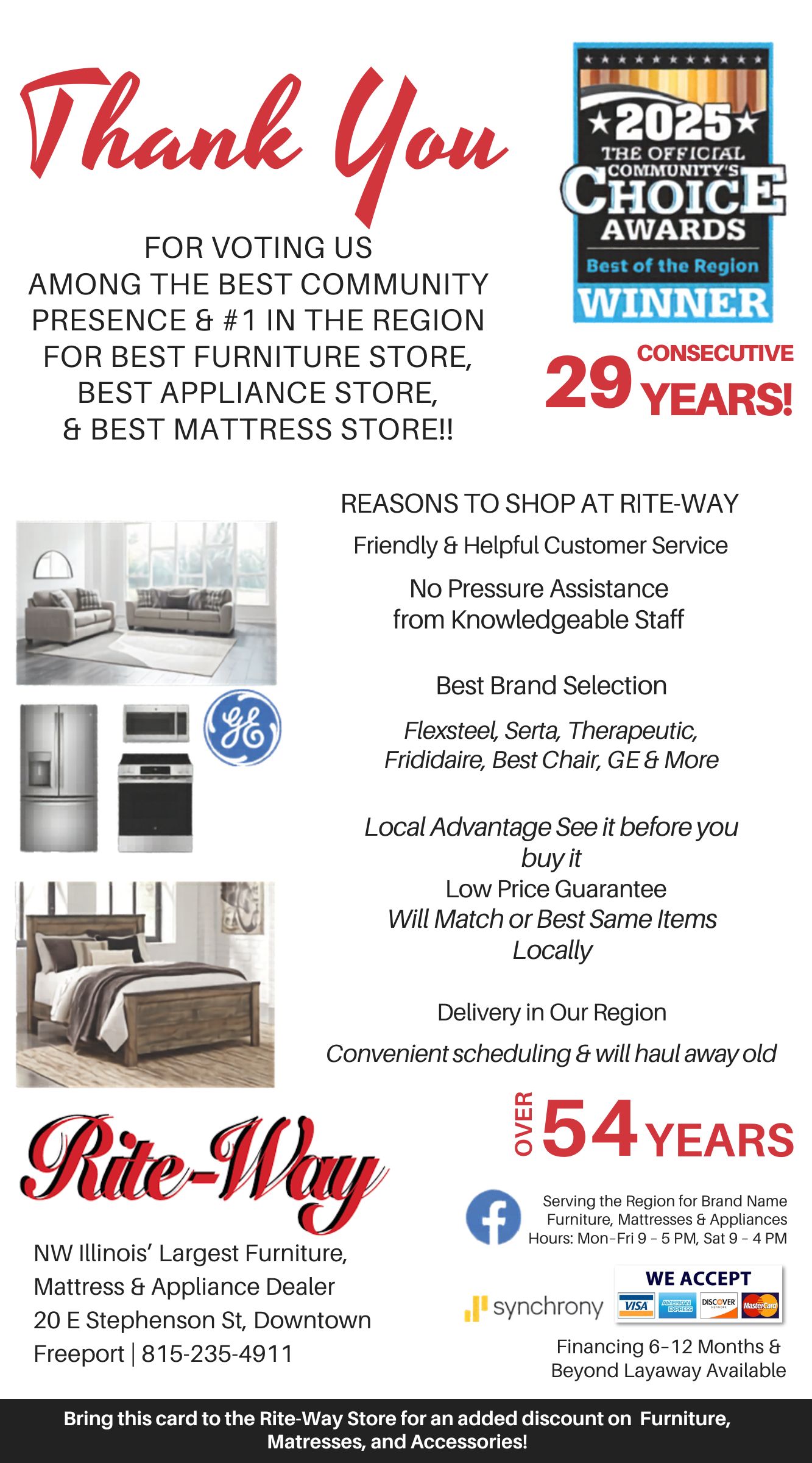 Rite Way Furniture & Appliances