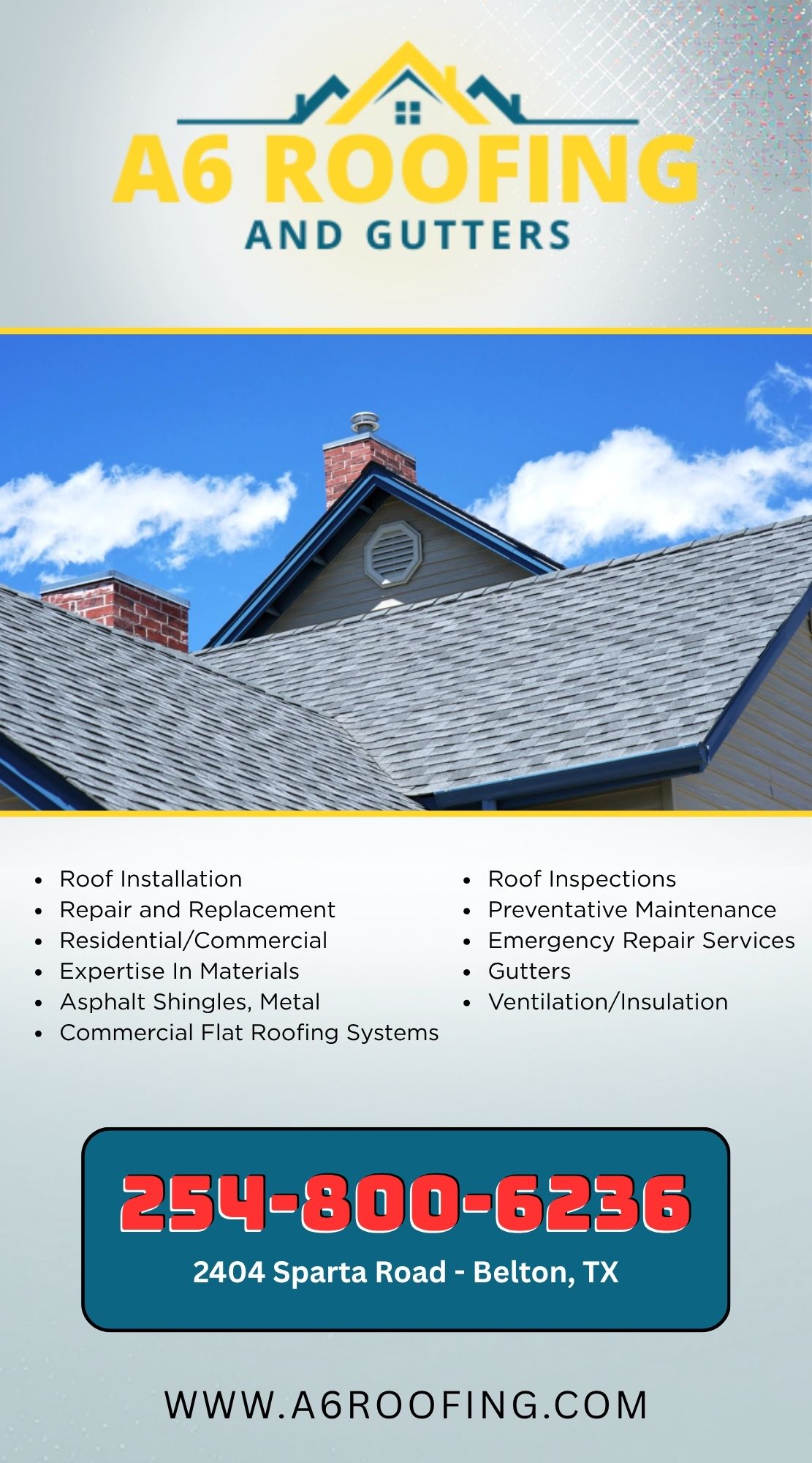 A6 Roofing & Gutters