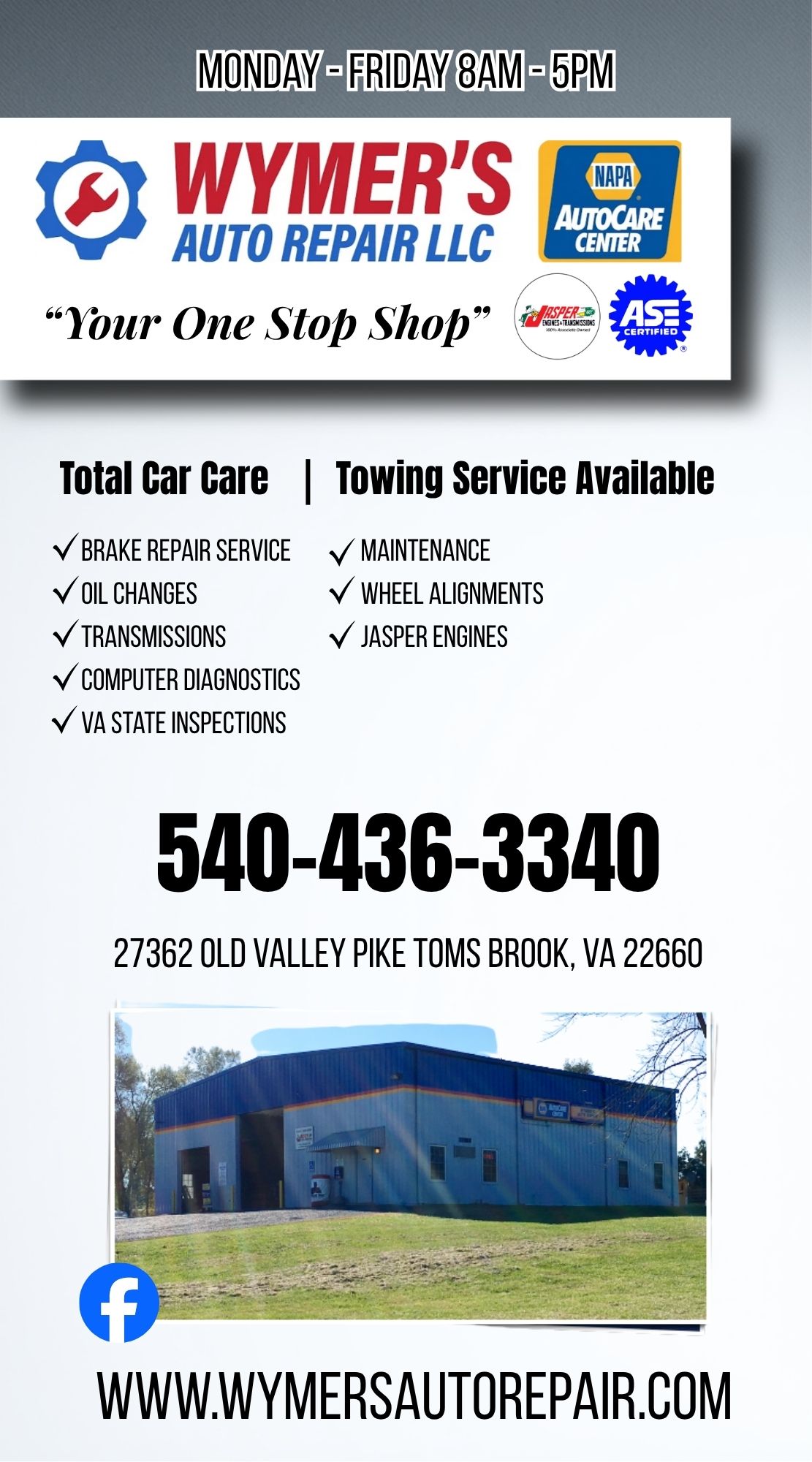 Wymer’s Auto Repair LLC